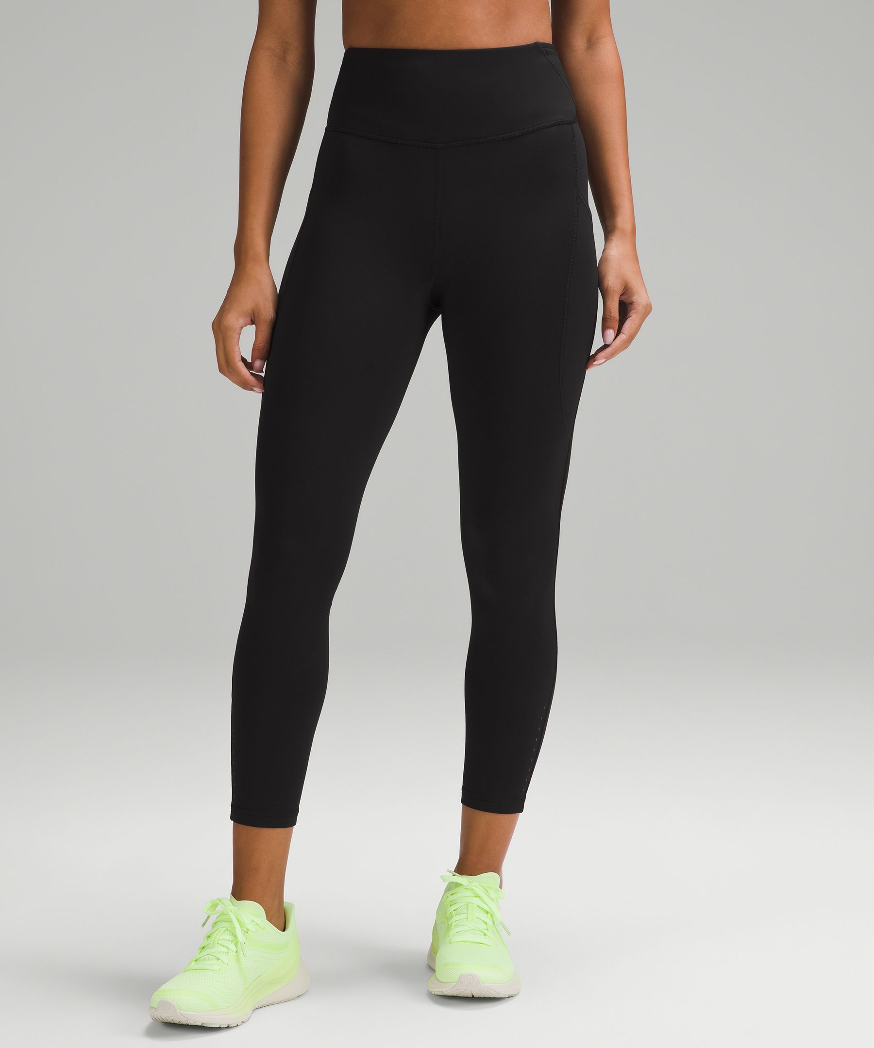 OOTD Fast and Free Larkspur 25” (4) + Free To Be Serene High Neck Long Line  Black (6) : r/lululemon