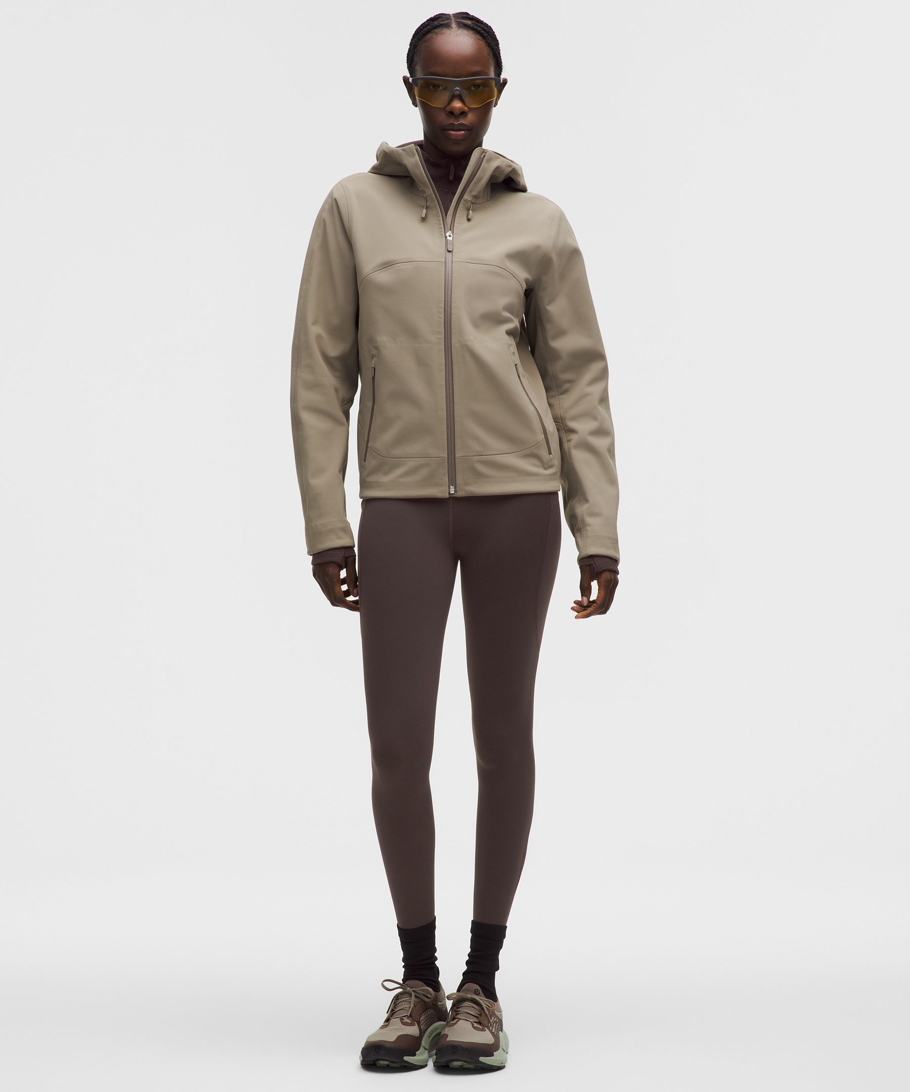 Lululemon Fast And Free High-rise Thermal Tight 25" In Brown