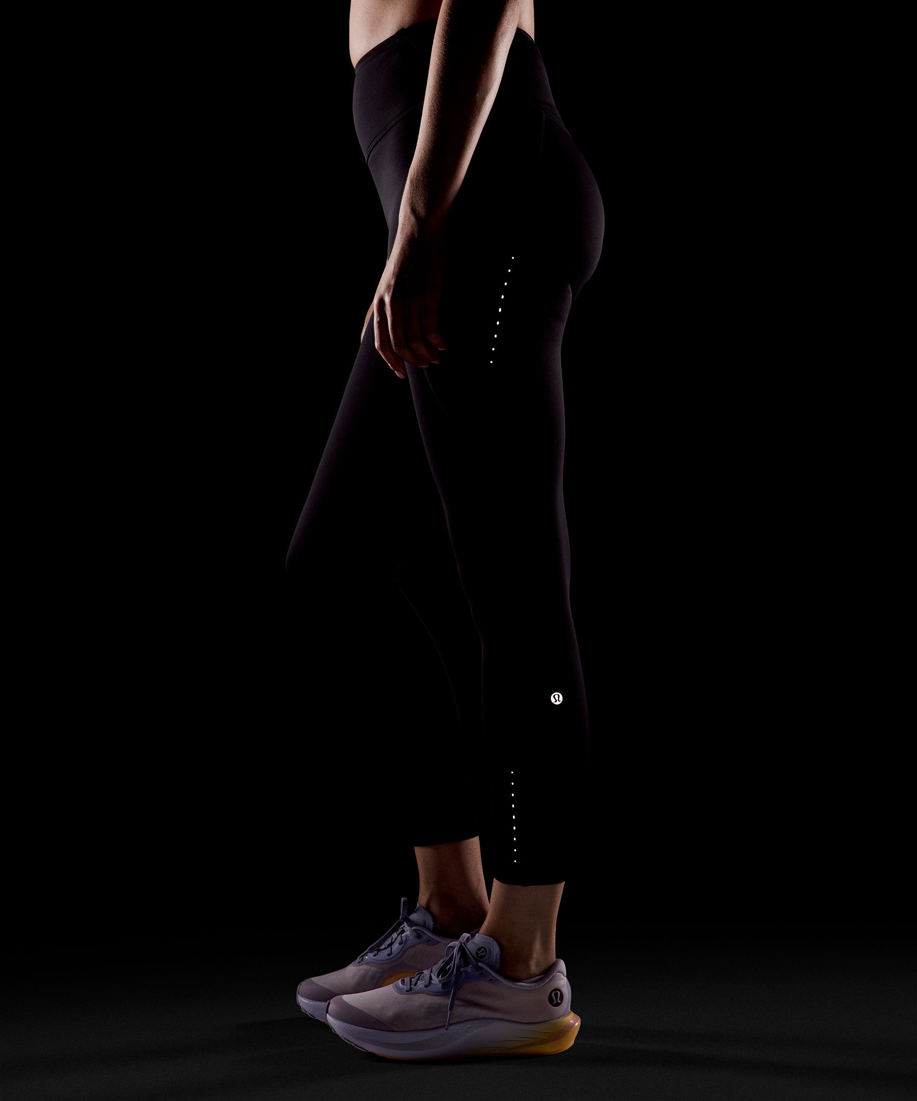 Lululemon Fast And Free High-rise Tight 25" 5 Pocket In Black