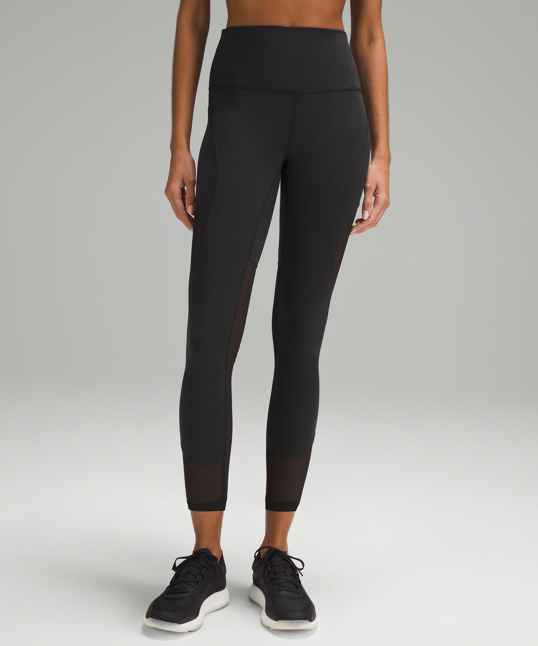 Lululemon Wunder Train Mesh Panel High-Rise Tight 25