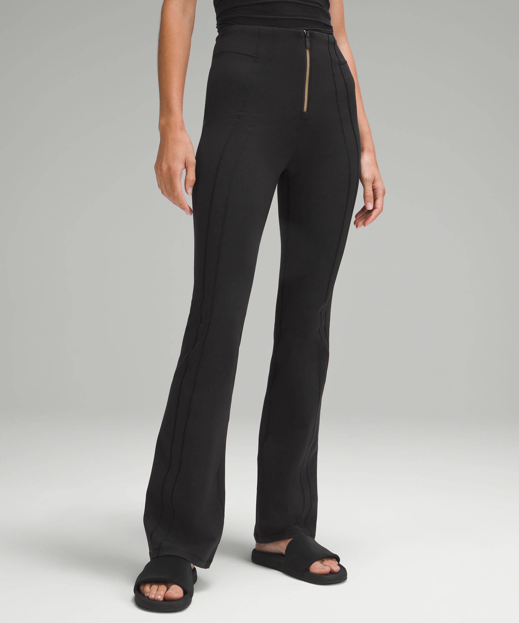 lululemon athletica Define Zip-front High-rise Flared Pants in