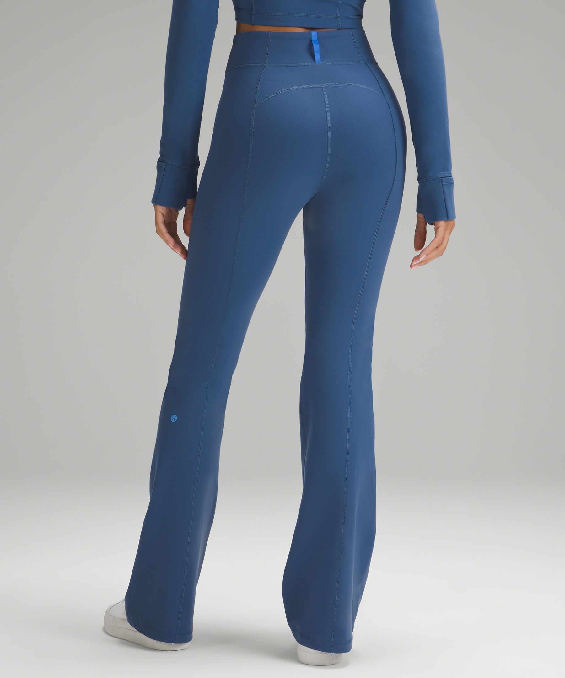 Lululemon Define Zip-Front High-Rise Flared Pant - Pitch Blue