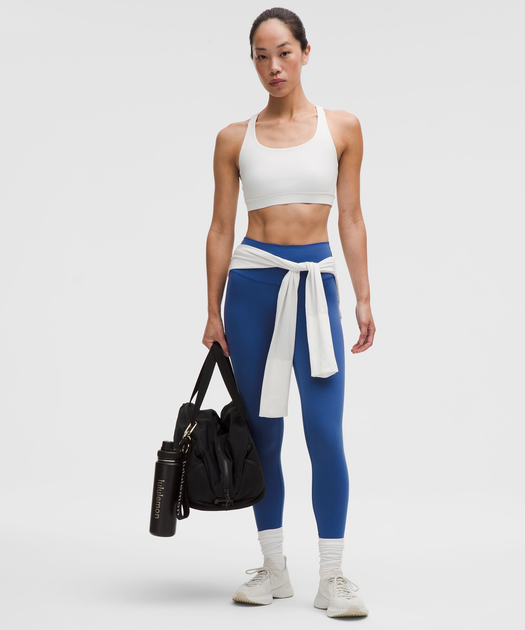 ウィメンズ Wunder Train ハイライズタイツ 24インチ アジアフィット Brilliant Blue サイズ L lululemon