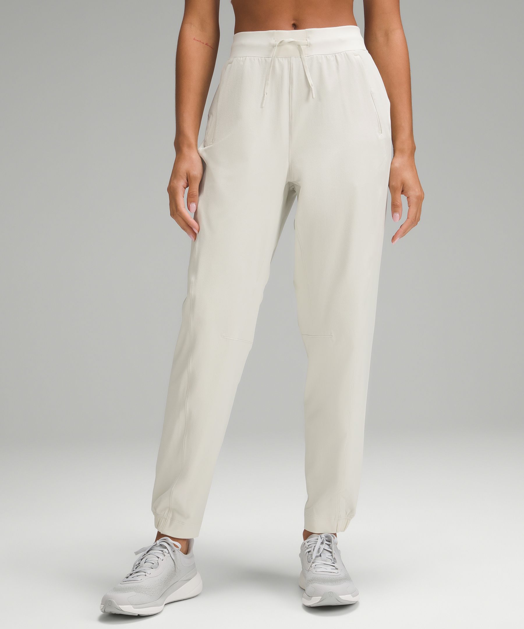 Women's White Joggers