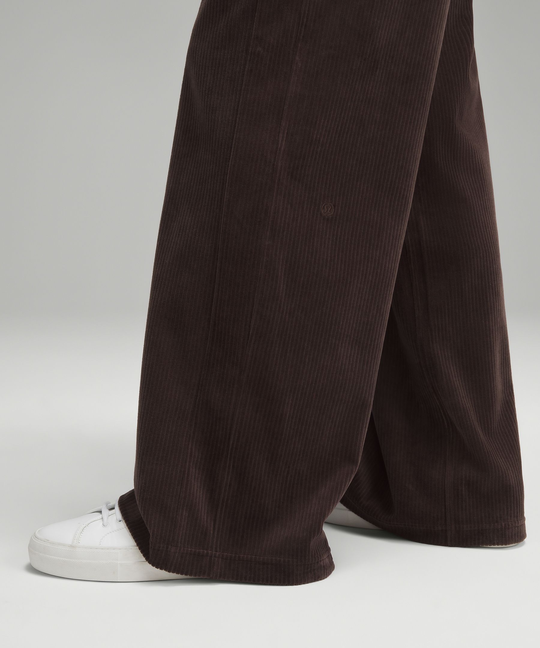 Lululemon Scuba Mid-rise Wide-leg Pants Velvet Cord