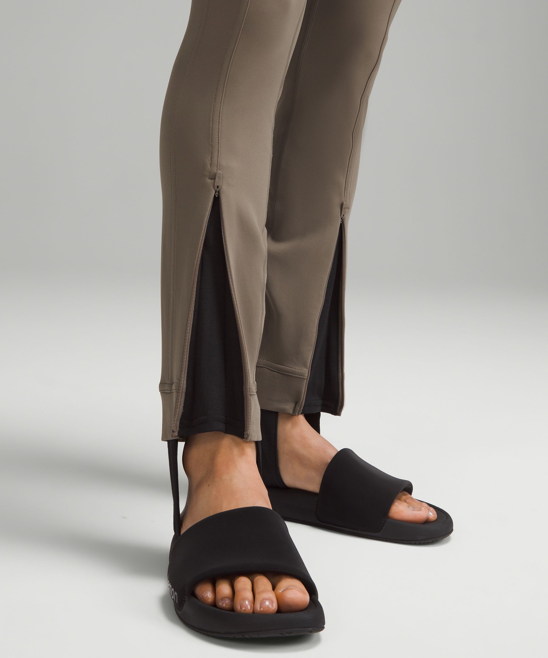 Pull-On Zip-Front High-Rise Pant *Full Length