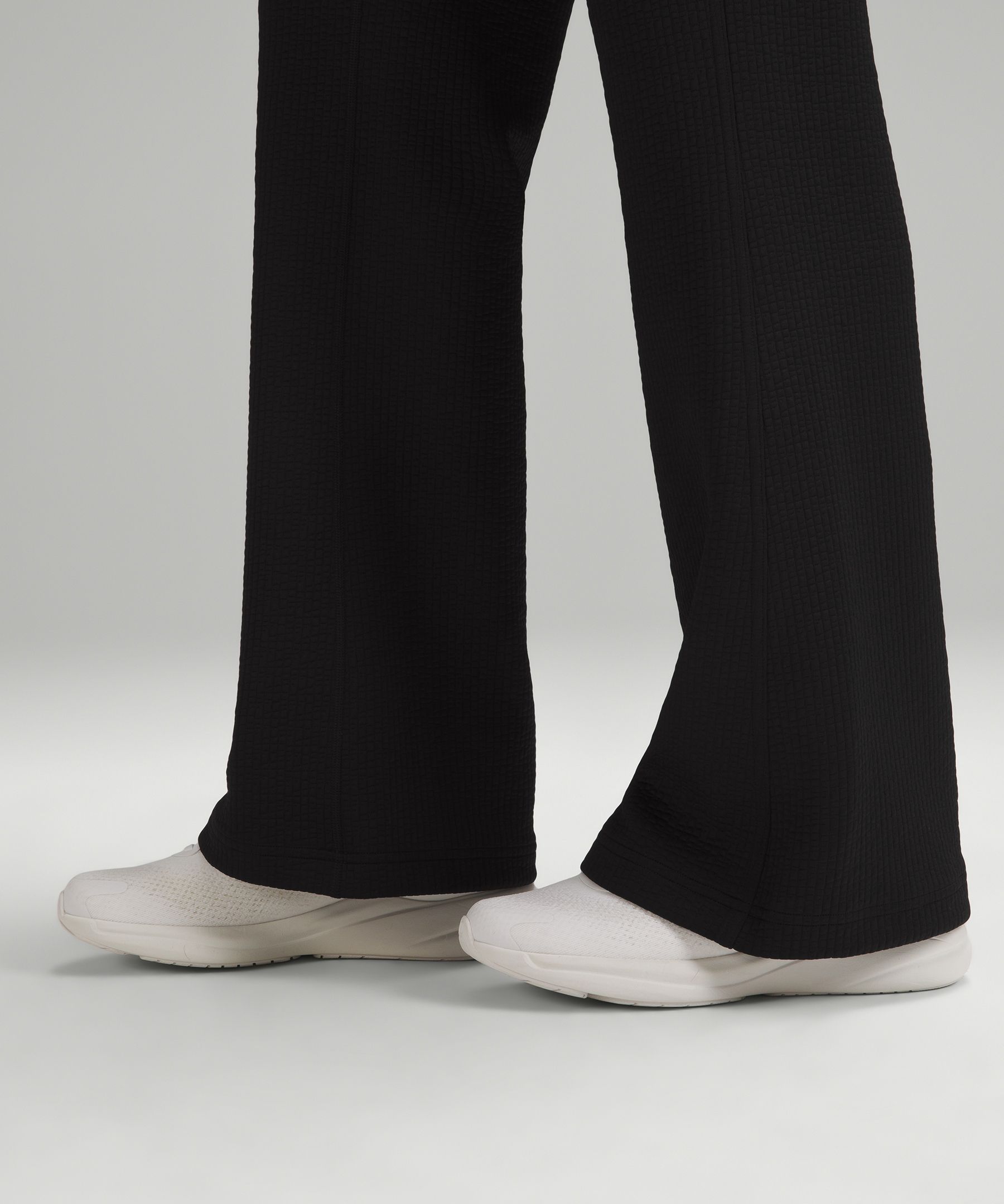Textured High-Rise Flared Track Pant 32