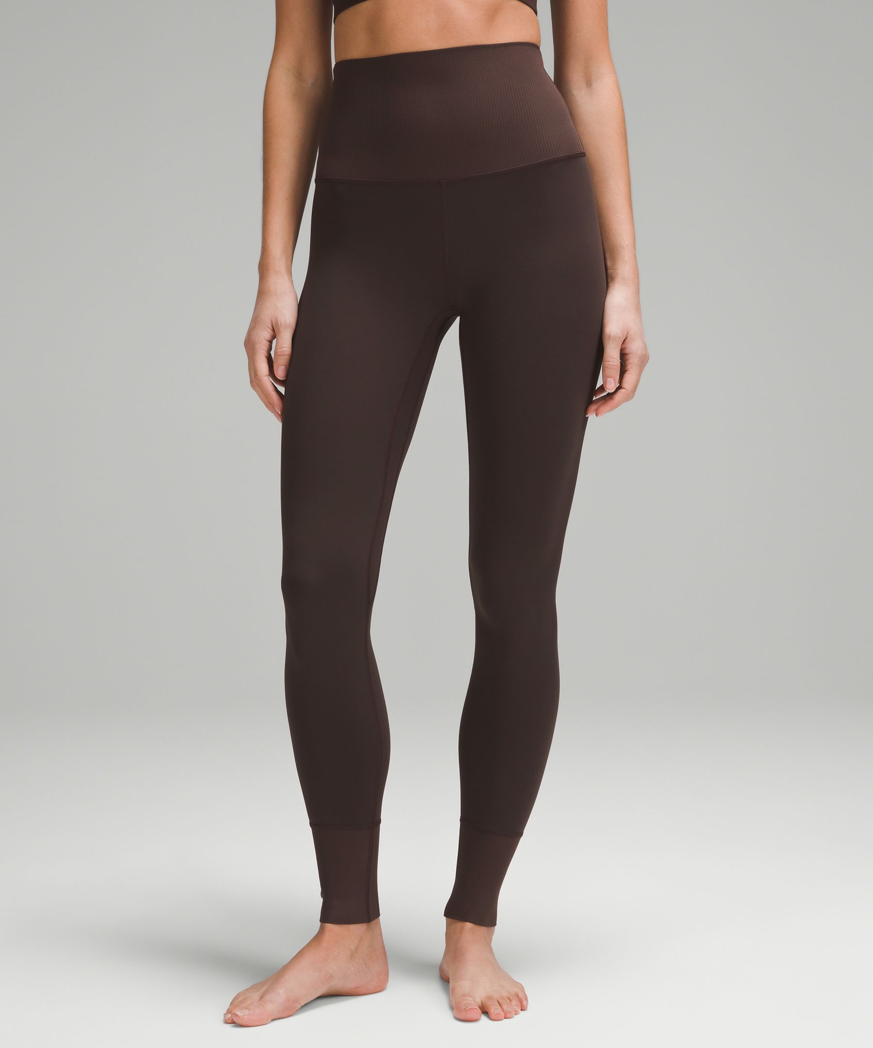 Lululemon Align™ Super-high-rise Ribbed-trim Leggings 28