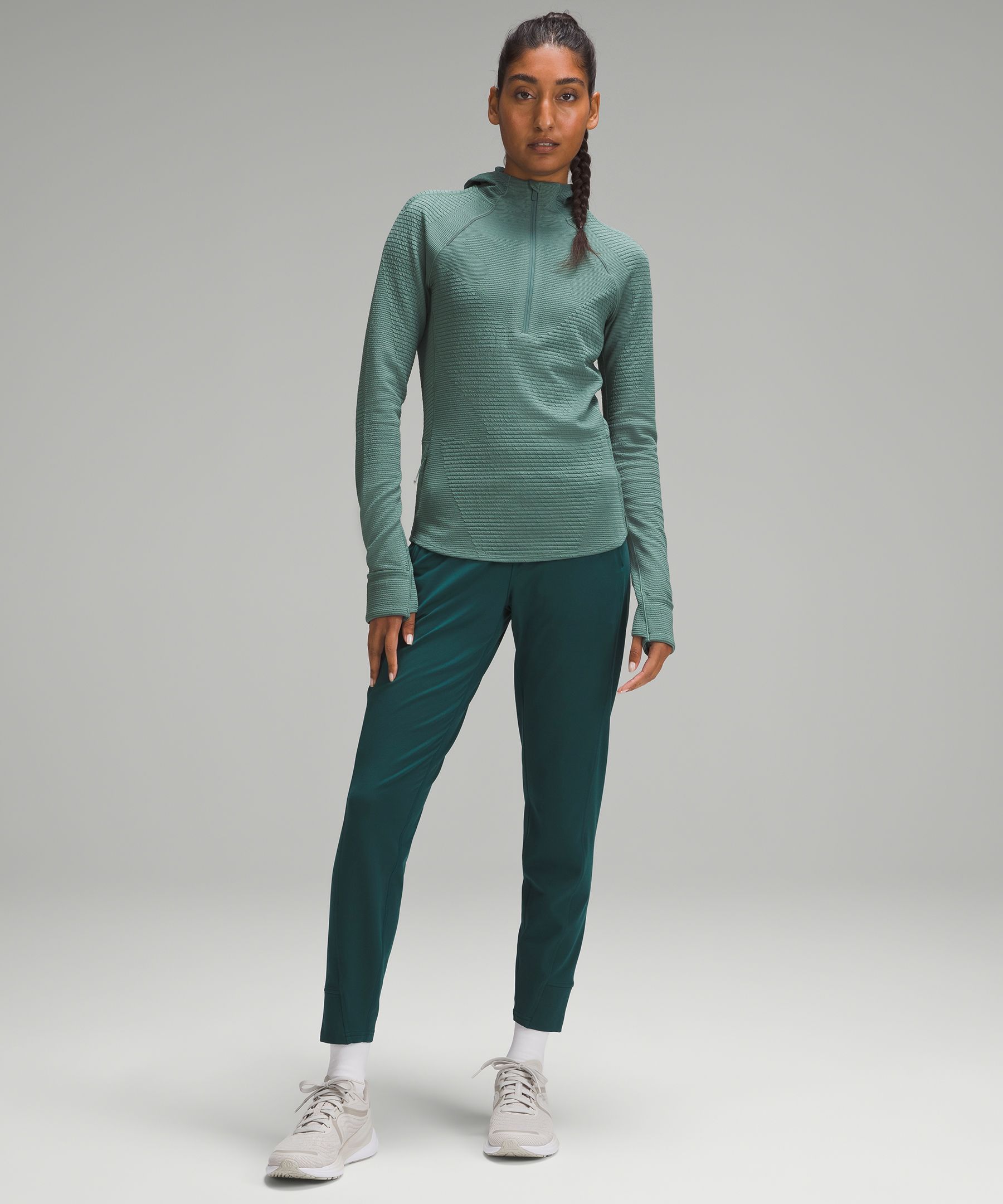 Green High Waisted Joggers by KINLY for $53