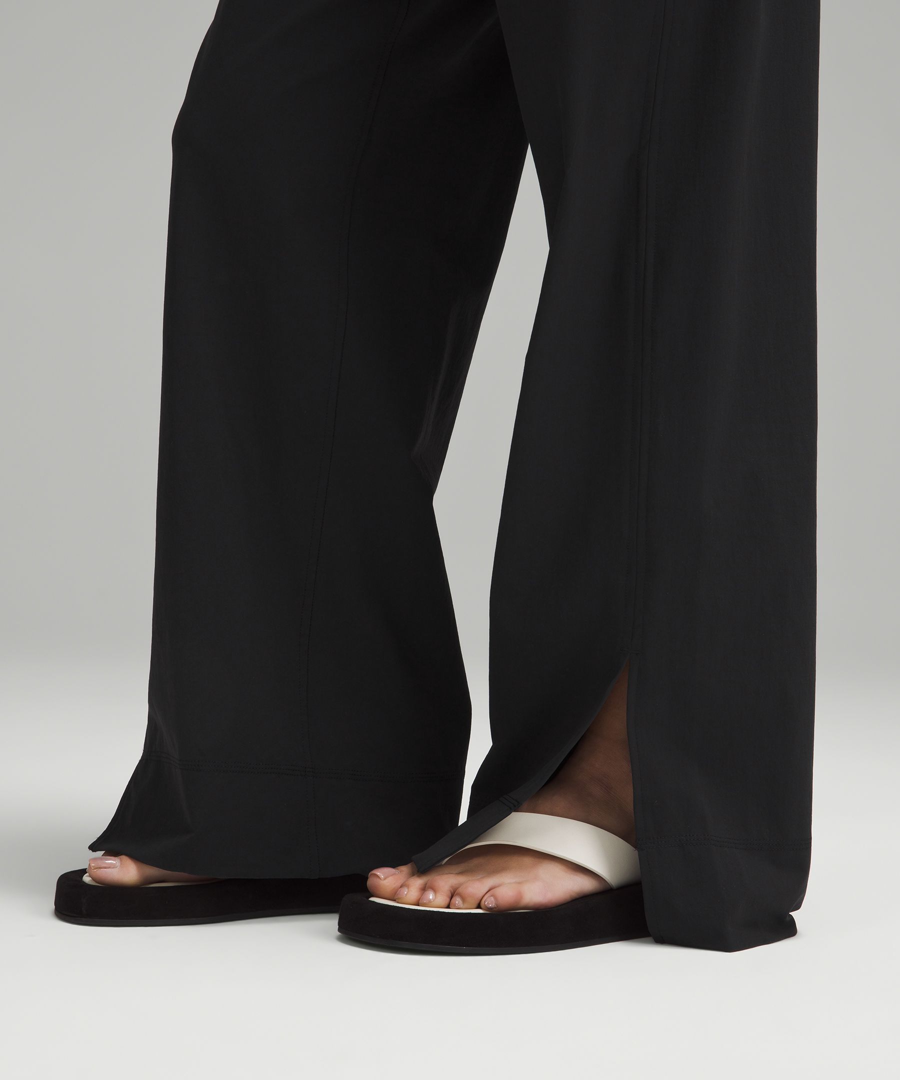 Stretch Woven Wide-Leg High-Rise Pant *Asia Fit