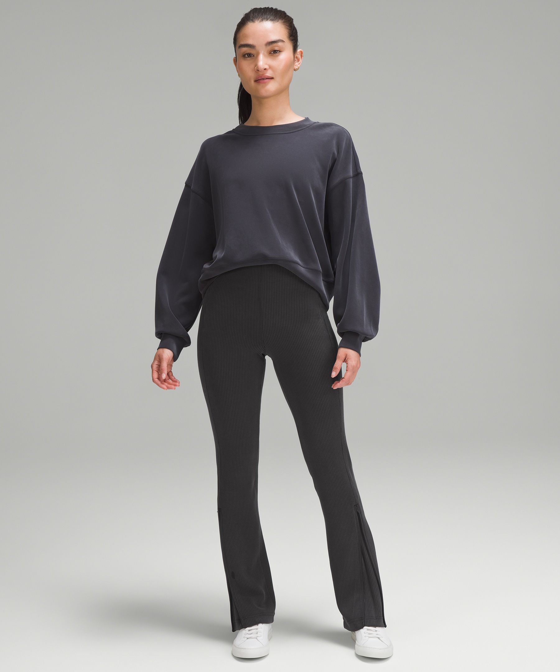 Ribbed Softstreme Zip-Leg High-Rise Pant *Asia Fit | lululemon Hong ...