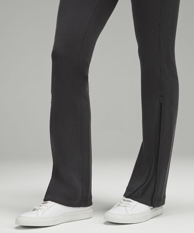Ribbed Softstreme Zip-Leg High-Rise Pant *Asia Fit