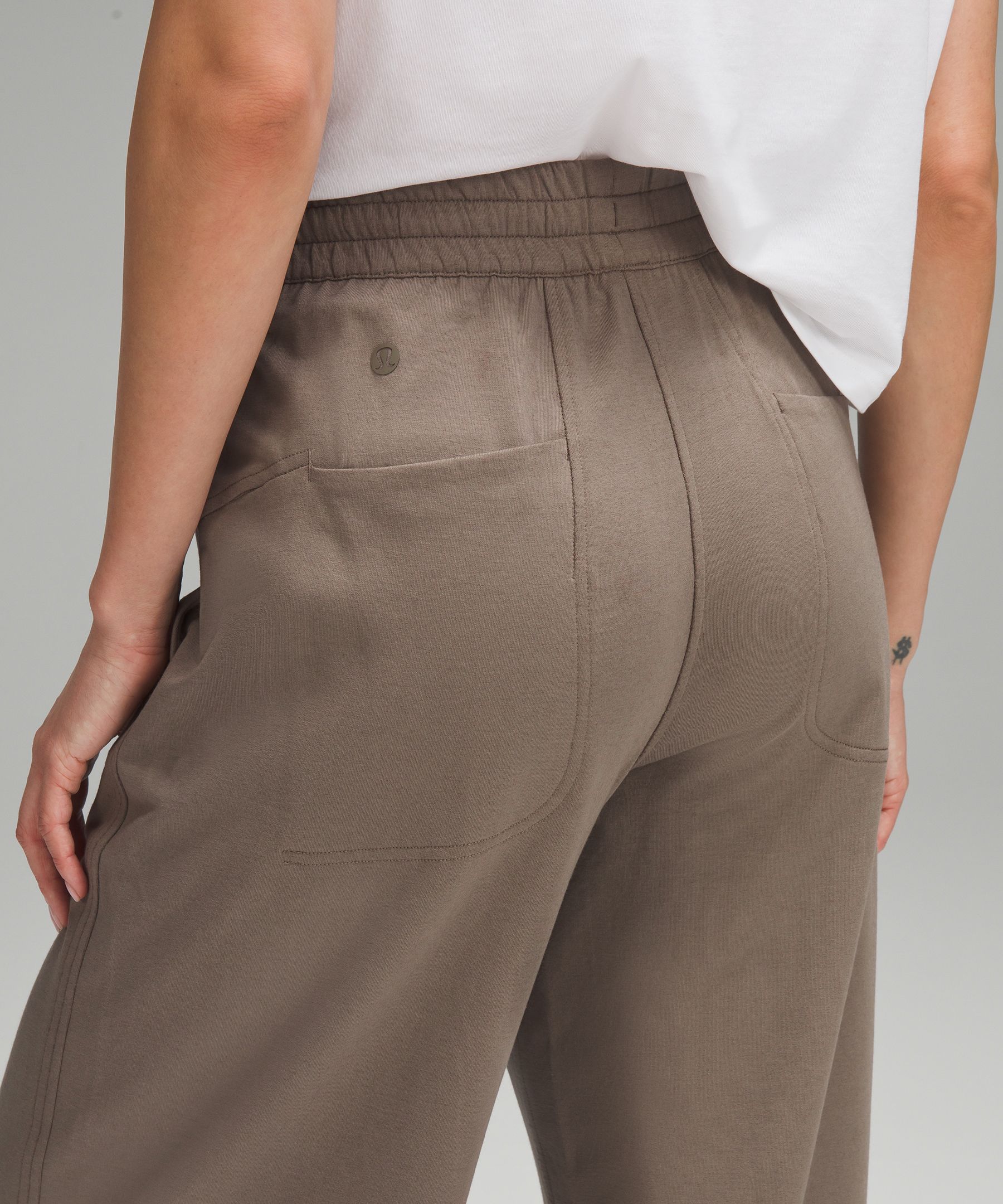 LULULEMON TRY-ON HAUL  straight-leg mid-rise pant, french terry high-rise  pant & more! 