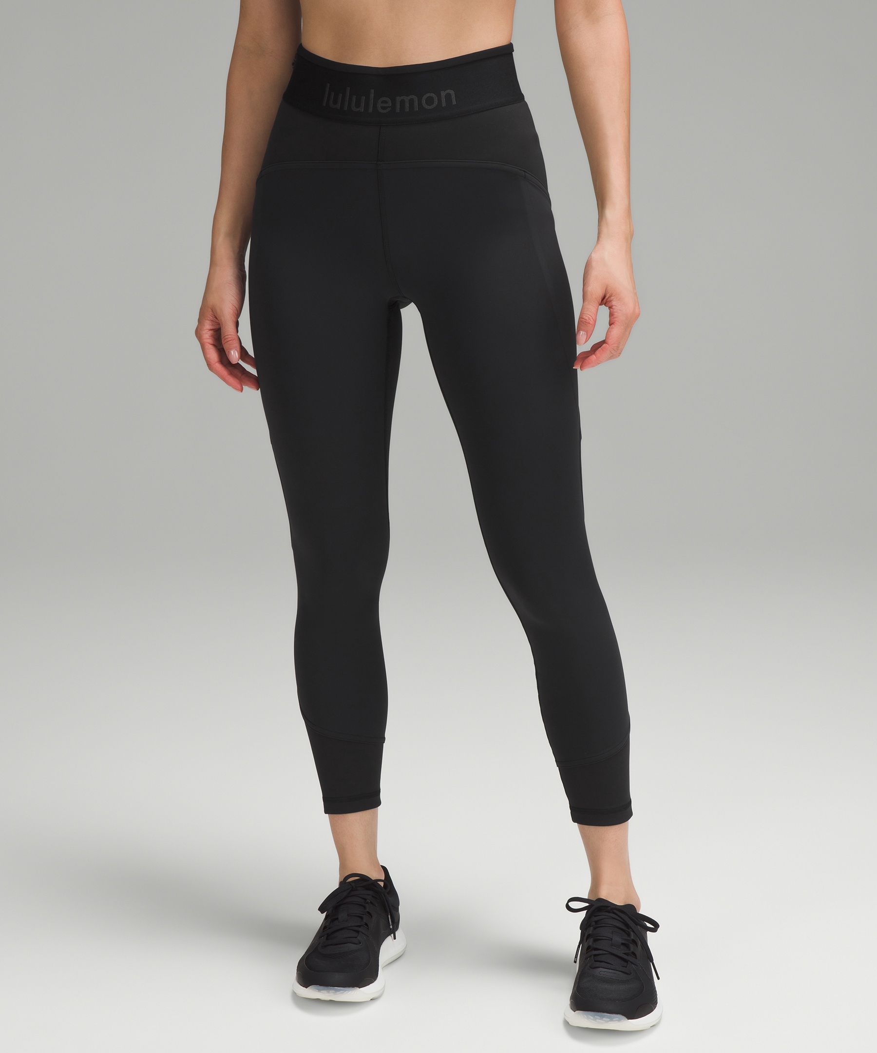 logo-waistband slip-on leggings, Sporty & Rich