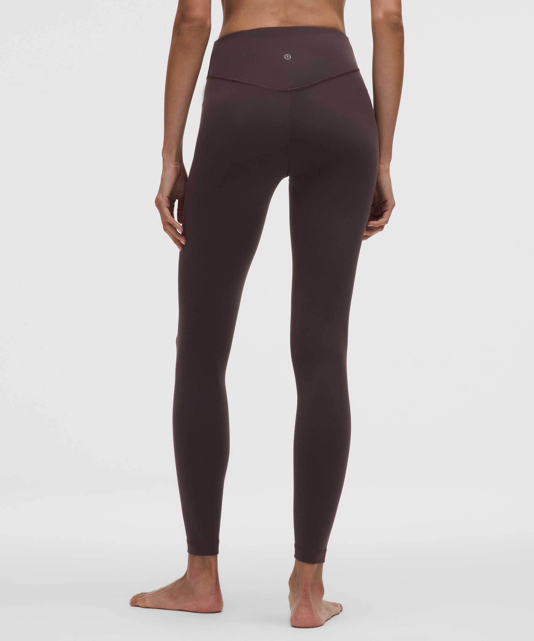 Lululemon Wunder Under Smoothcover High-rise Leggings 28" In Brown