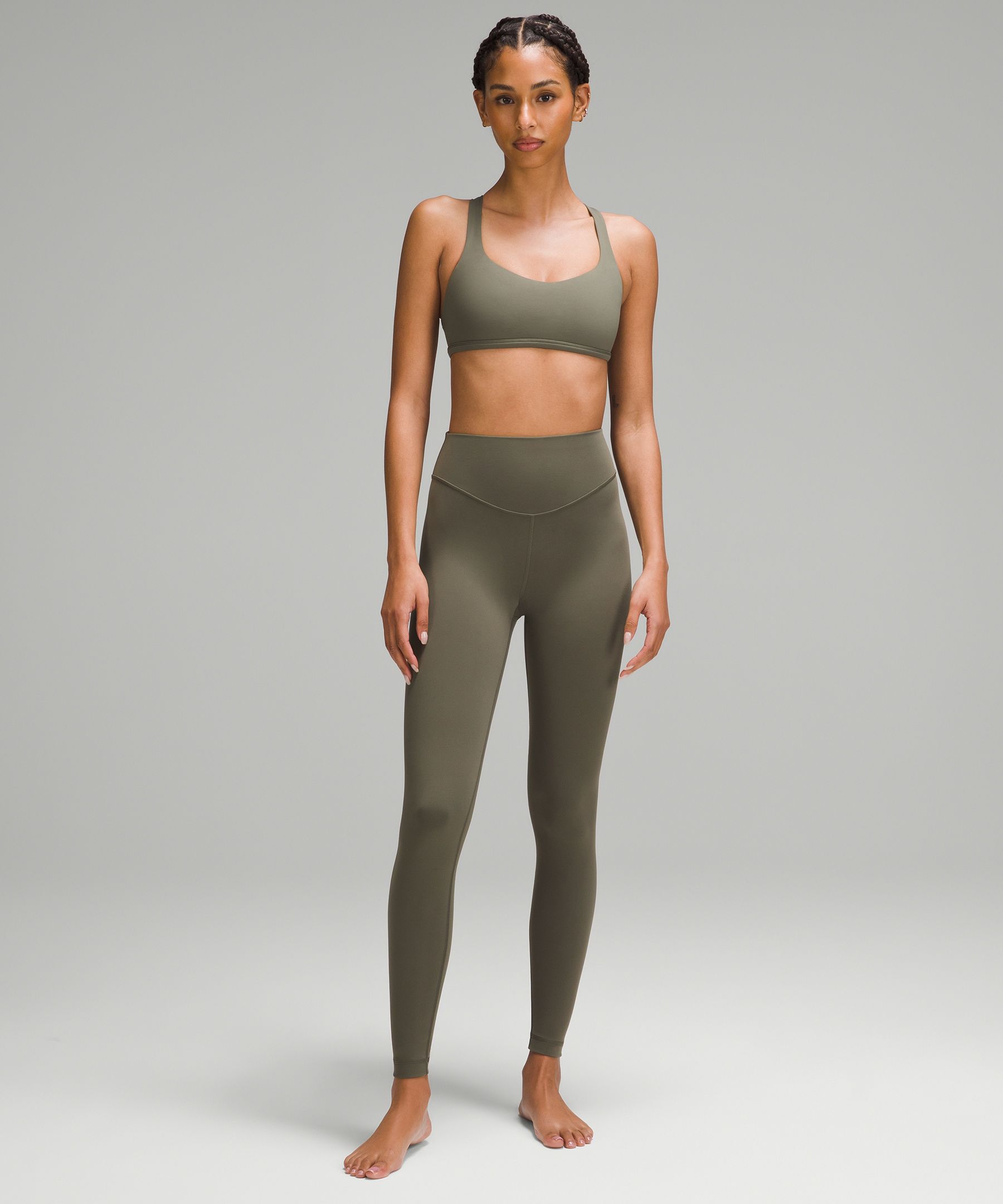 Lululemon Wunder Under Low-Rise Tight *Full-On Luon 28 - Barracks Green -  lulu fanatics