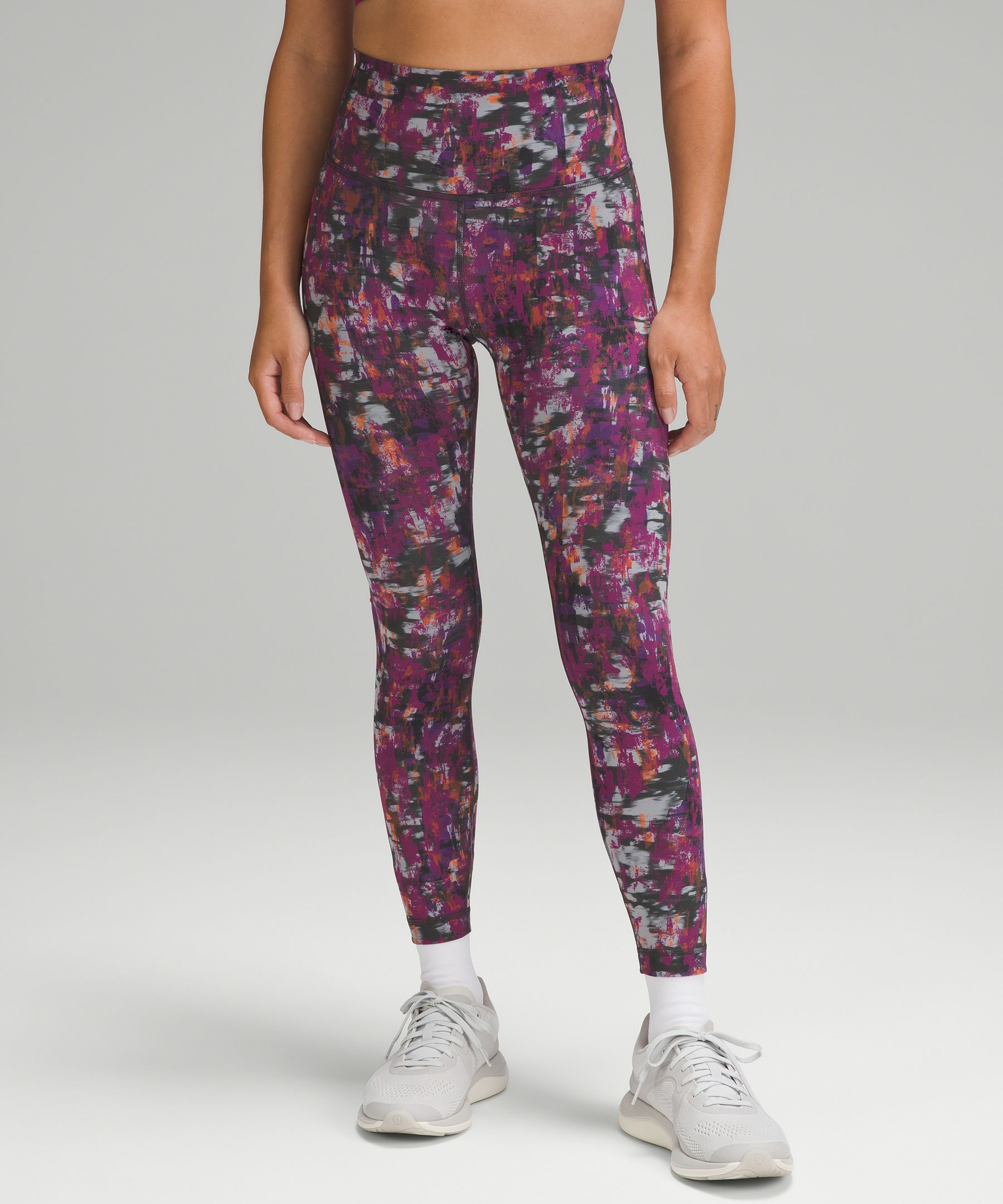 Lululemon Purple Floral Leggings