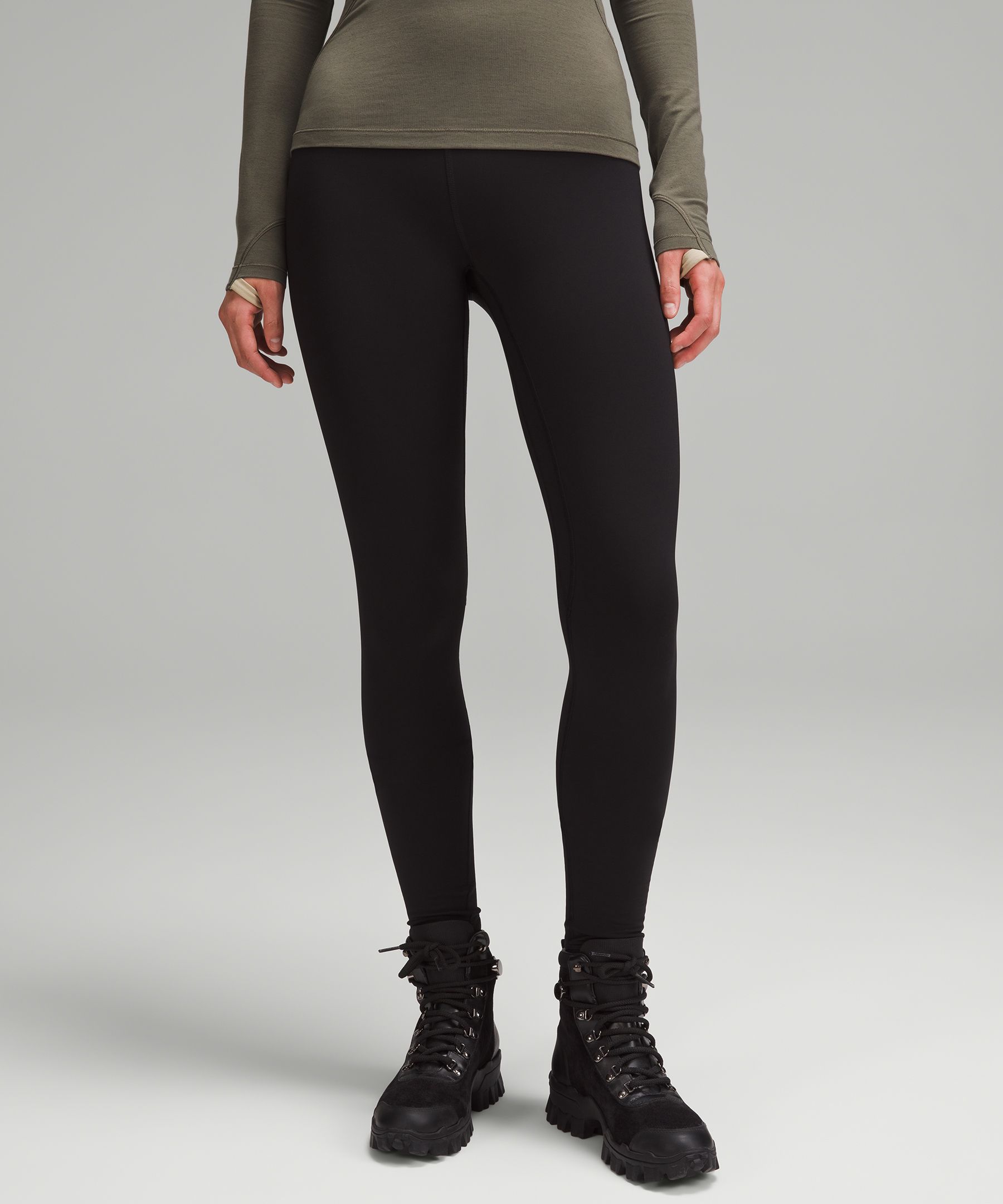 Lulu Lemon Black Leggings M - Reluv Clothing Australia