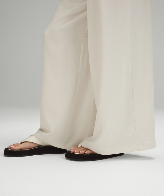 Pleated High-Rise Wide-Leg Trouser 27" *Asia Fit