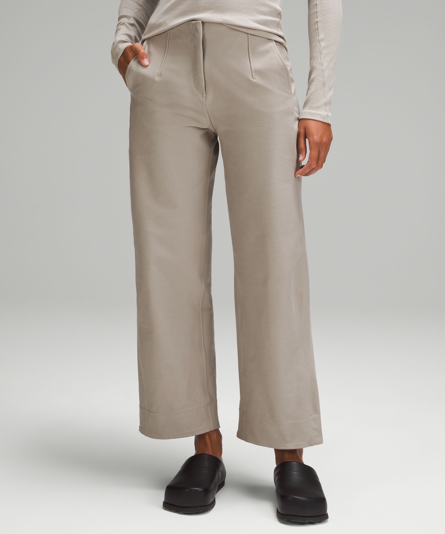 Buy Next One Women Relaxed Straight Leg High Rise Formal Trousers - Trousers  for Women 23367516