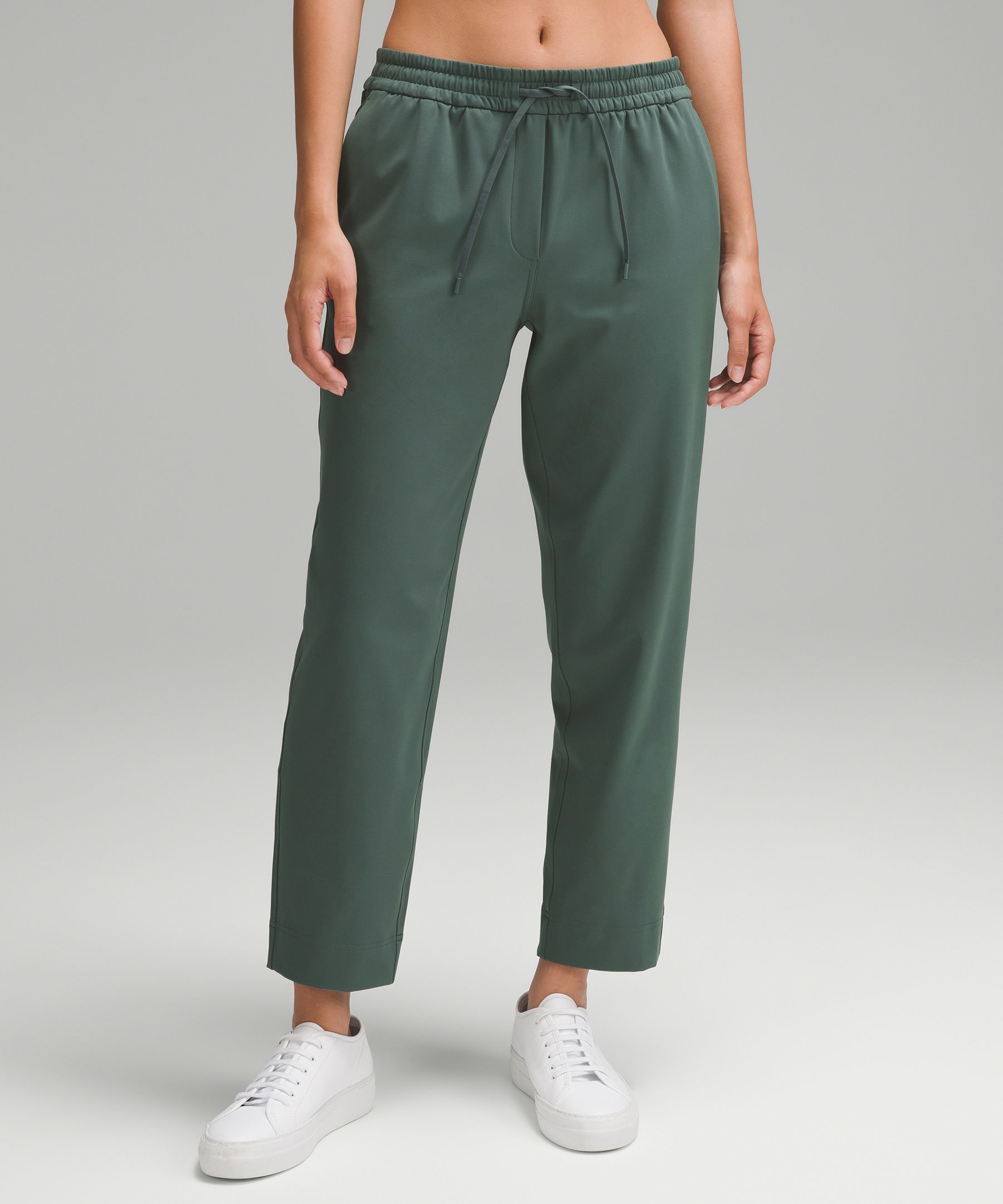 Tapered-Leg Mid-Rise Pant 7/8 Length *Luxtreme | Women's Trousers ...