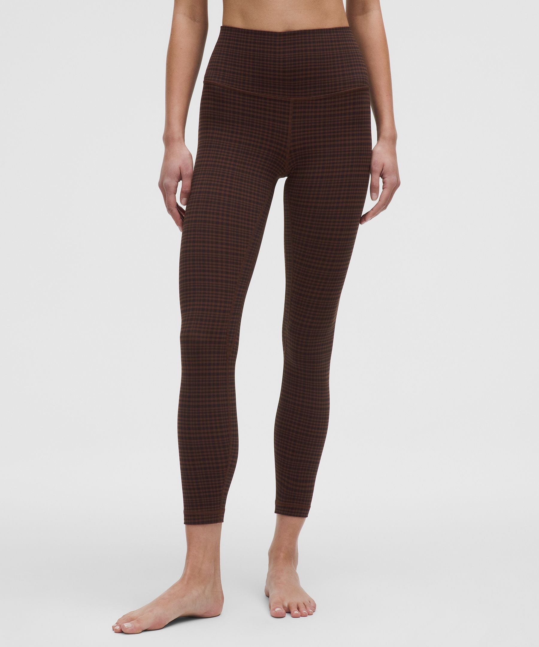 lululemon Align™ High-Rise Pant 25" - Glow Grid Lava Cake