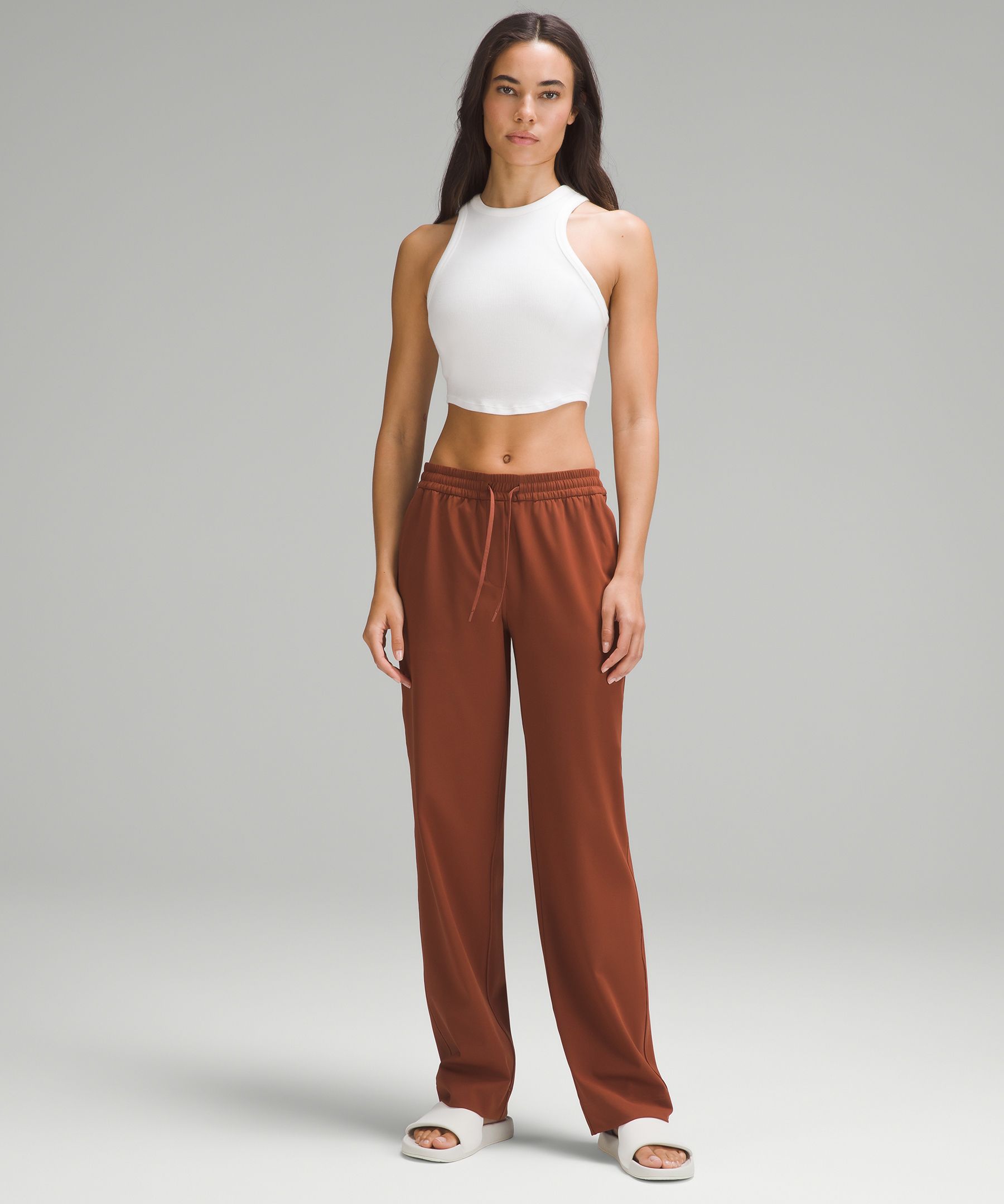 Lululemon Luxtreme Mid-rise Straight-leg Trousers