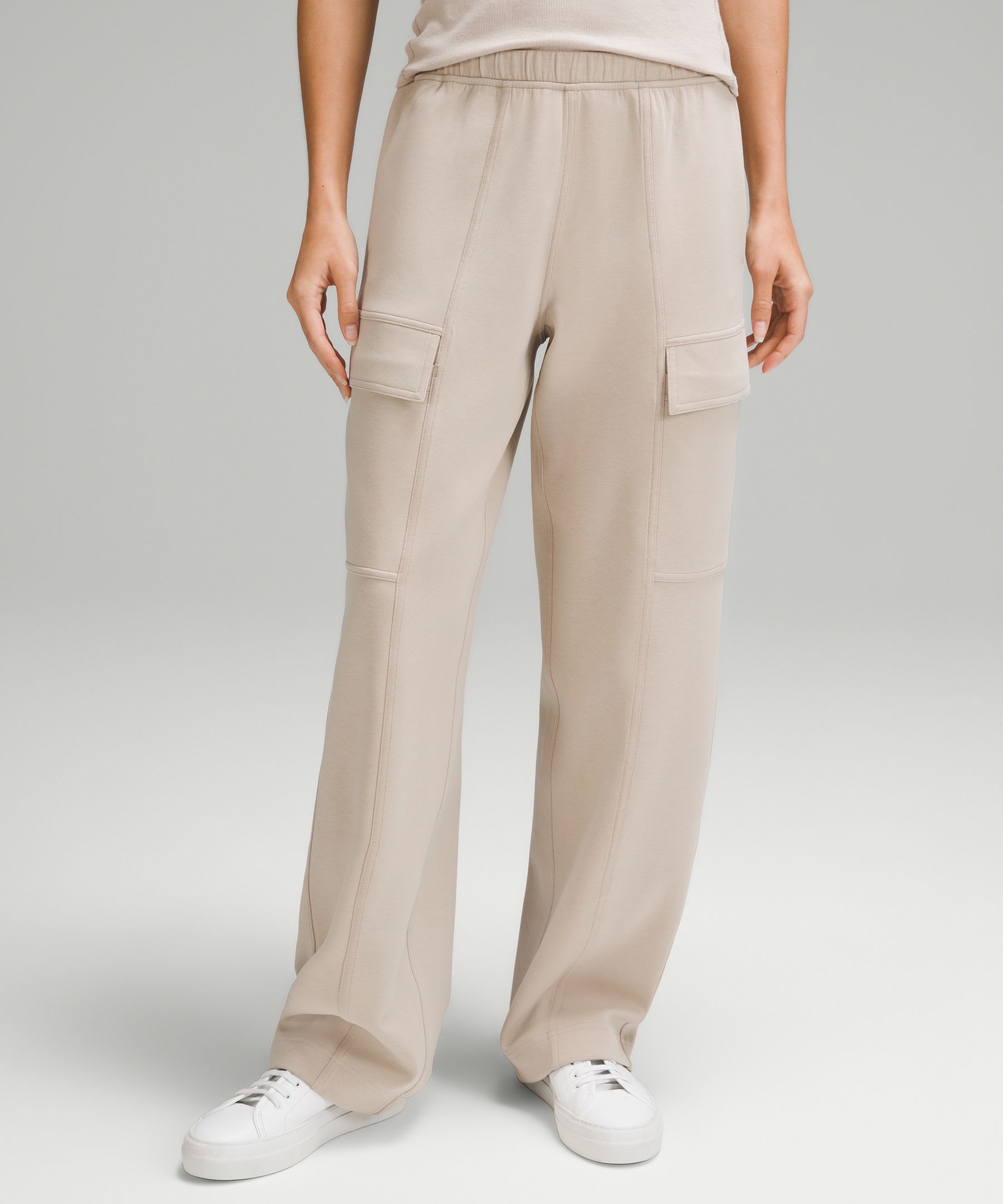 Cotton-blend cargo pants