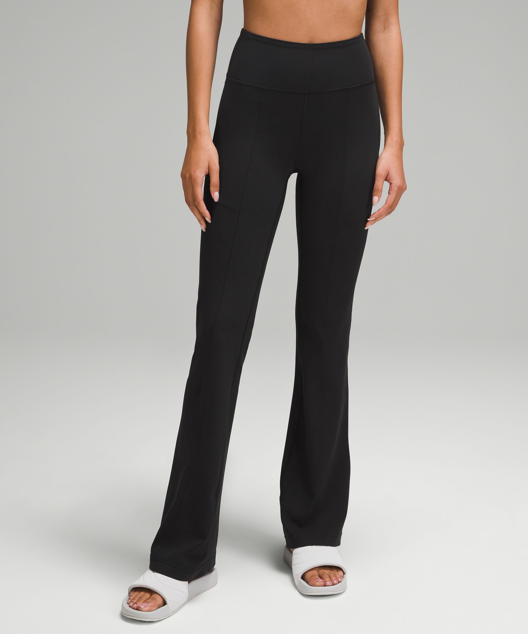 Lululemon Groove High-rise Flared Pants With Pockets 32.5