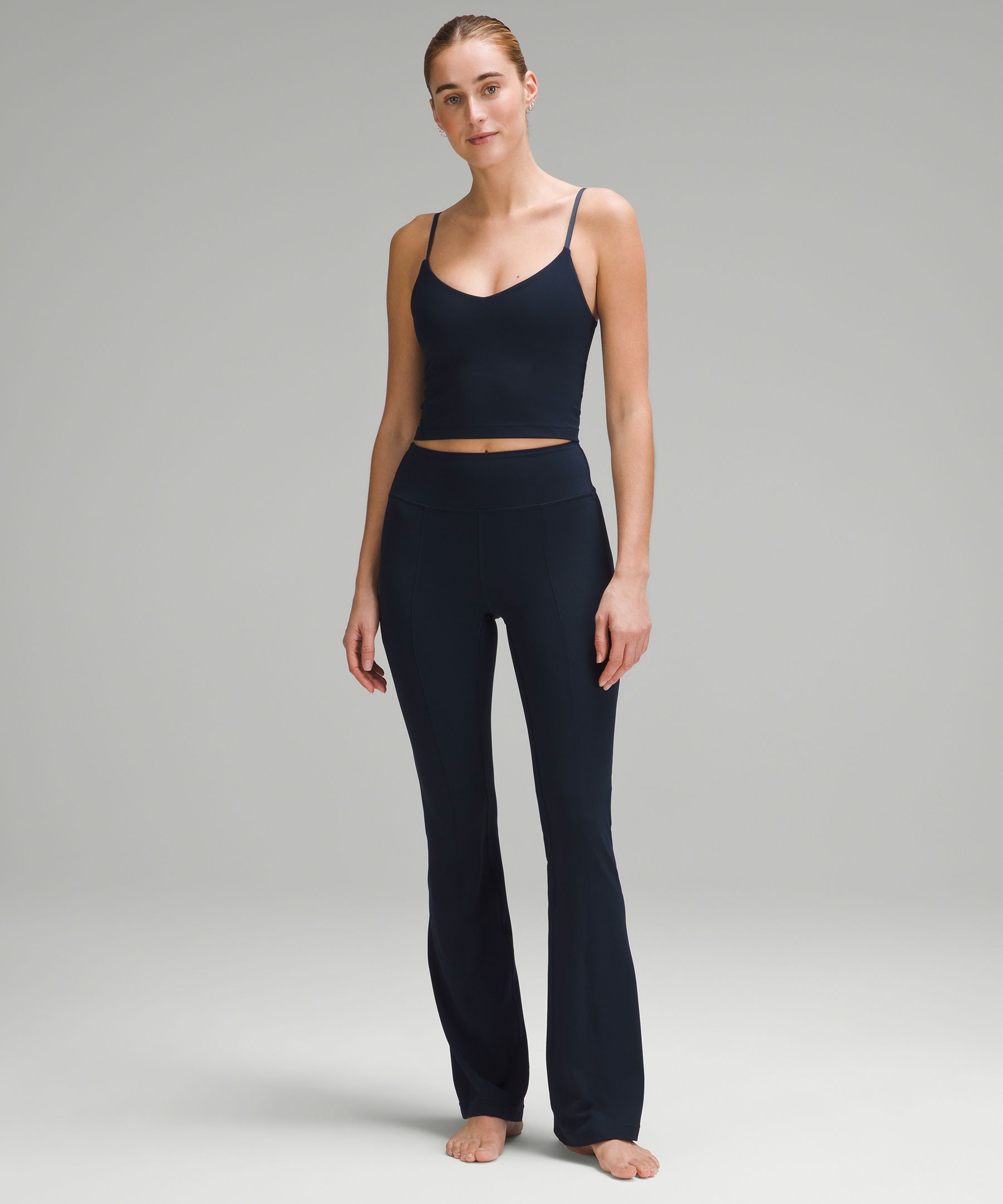 lululemon athletica, Pants & Jumpsuits, Groove Super Highrise Flared Pant  Nulu Dark Olive