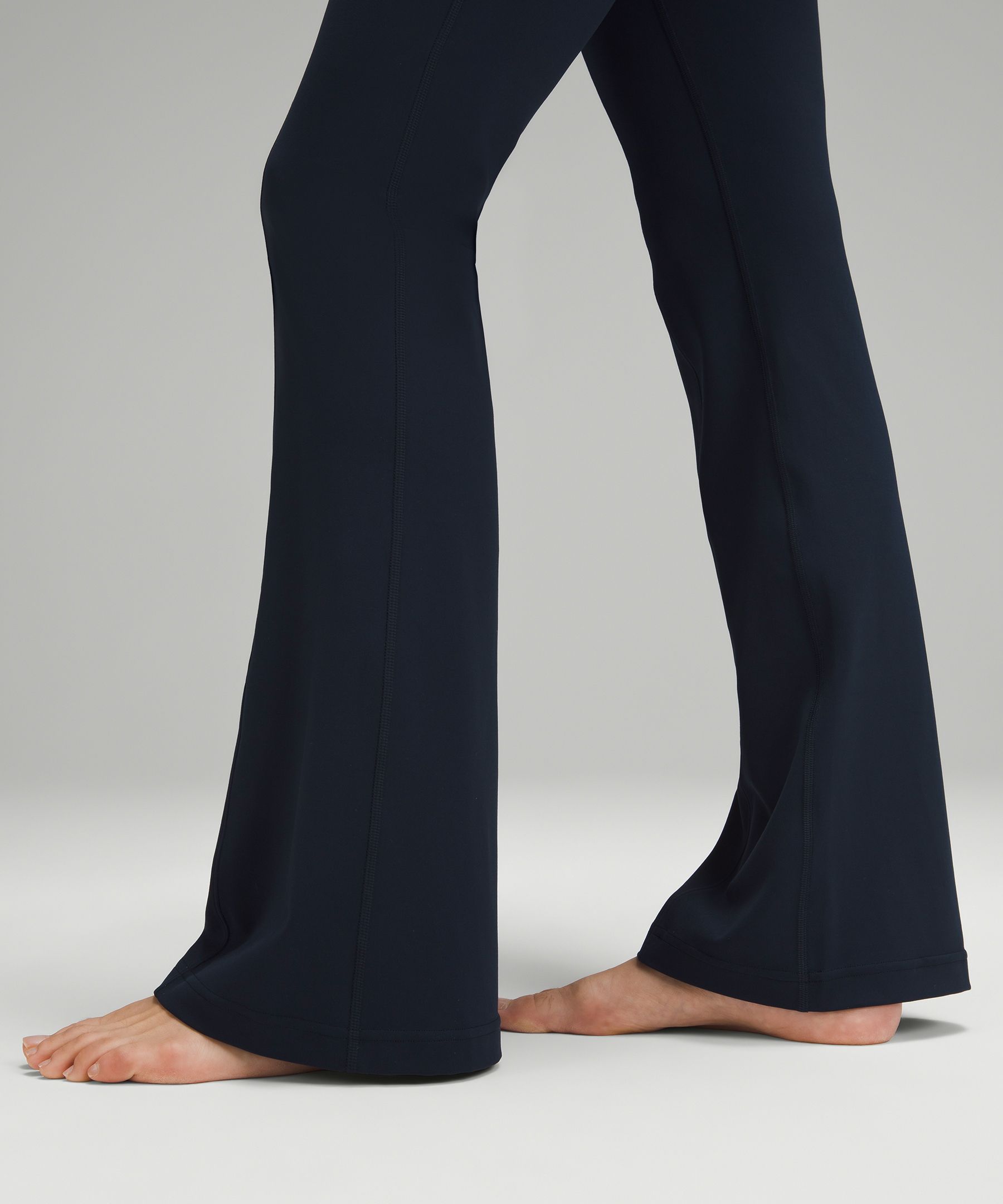 lululemon athletica, Pants & Jumpsuits, Lululemon Athletica Black Groove  Pant Flared Align Leggings Caspian Blue Quilt