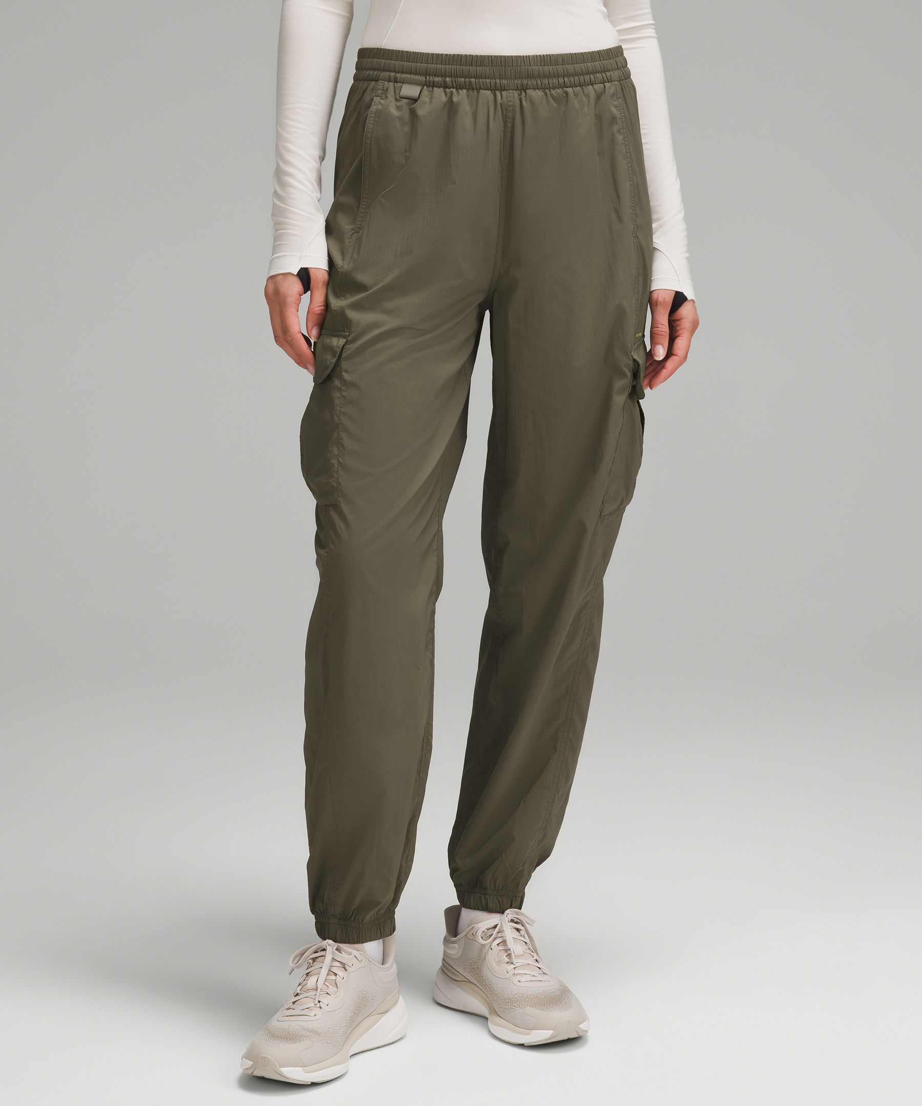 Shop Lululemon Lightweight Cargo Mid-rise Hiking Pants