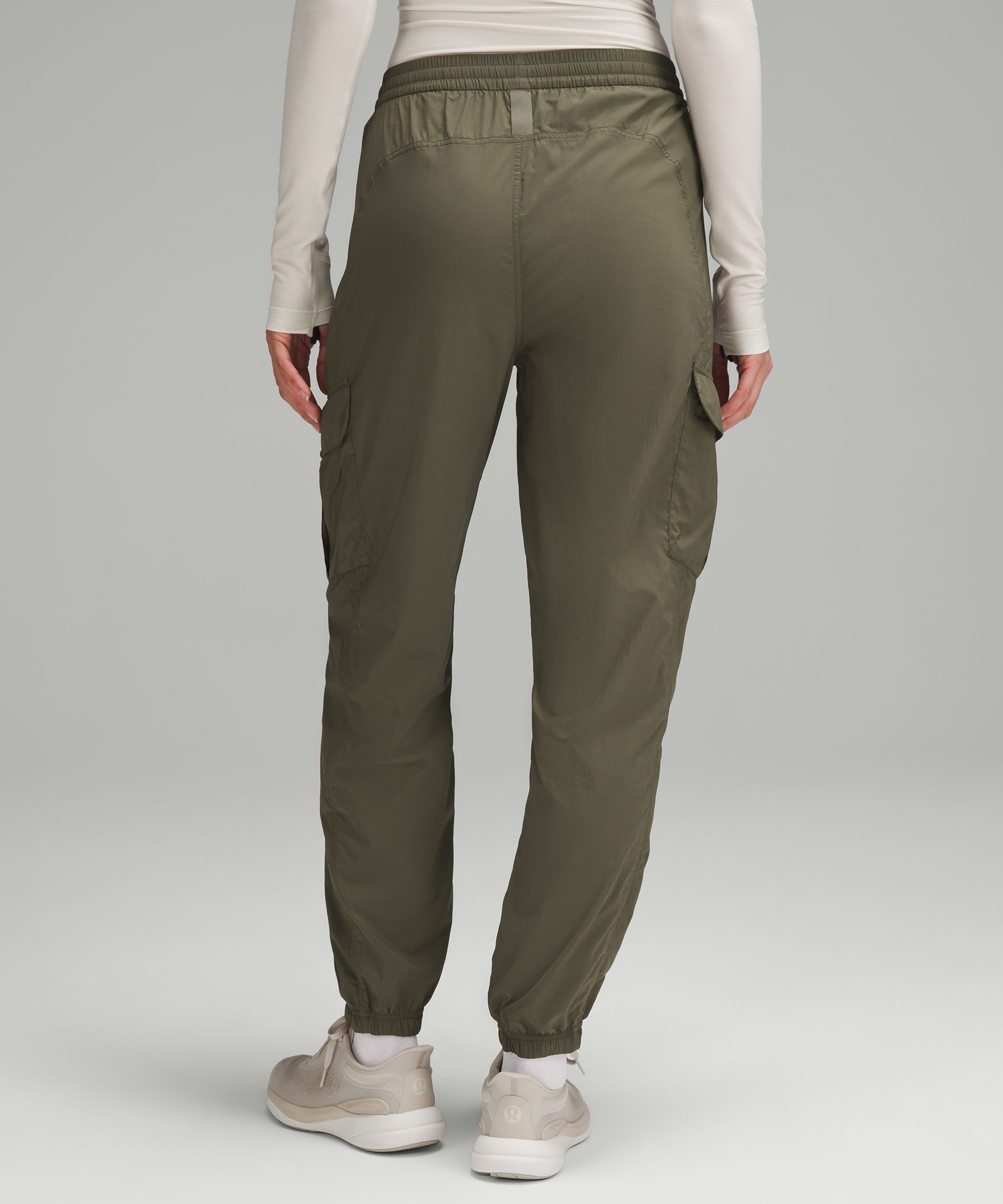 Shop Lululemon Lightweight Cargo Mid-rise Hiking Pants