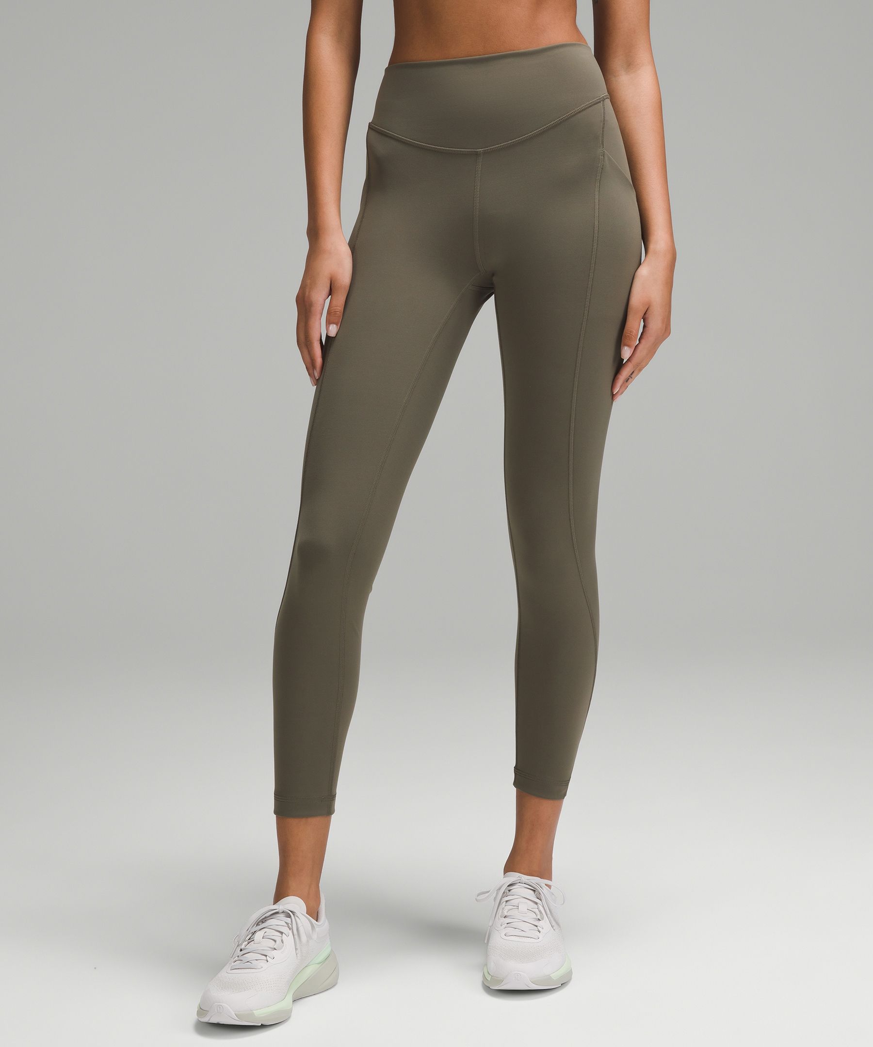 Lululemon Wunder Under Low-Rise Tight *Full-On Luon 28 - Barracks Green -  lulu fanatics