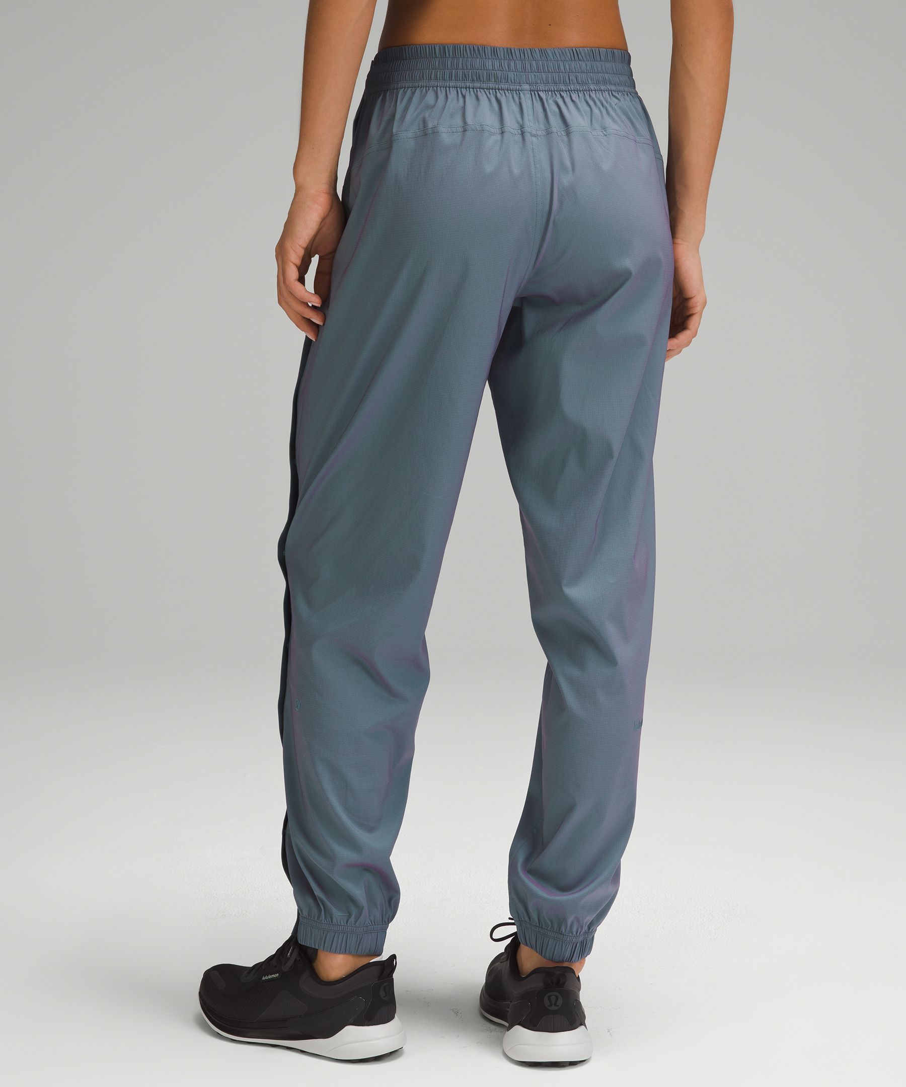 Shop Lululemon Iridescent Tearaway Mid-rise Track Pants