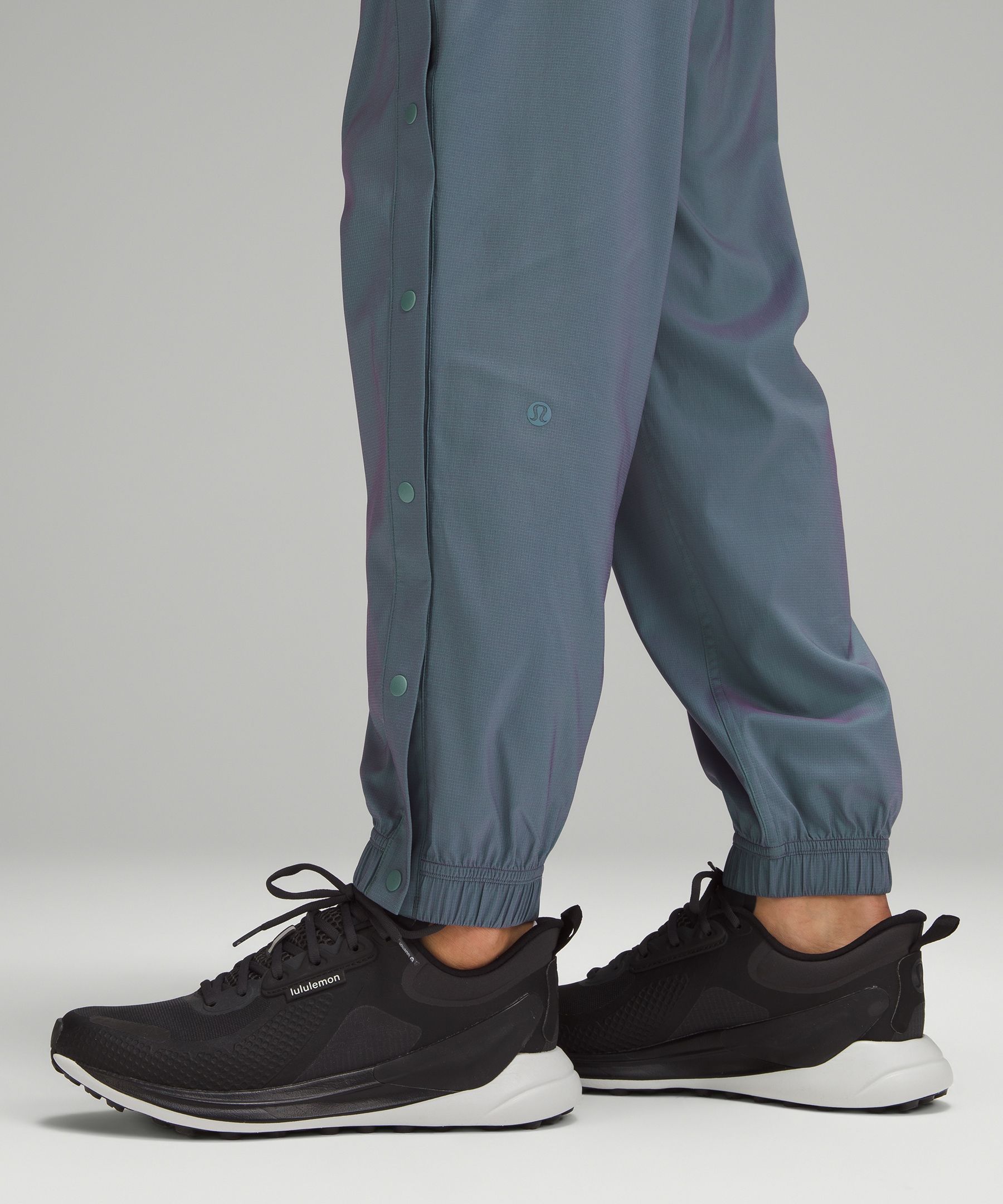 Shop Lululemon Iridescent Tearaway Mid-rise Track Pants