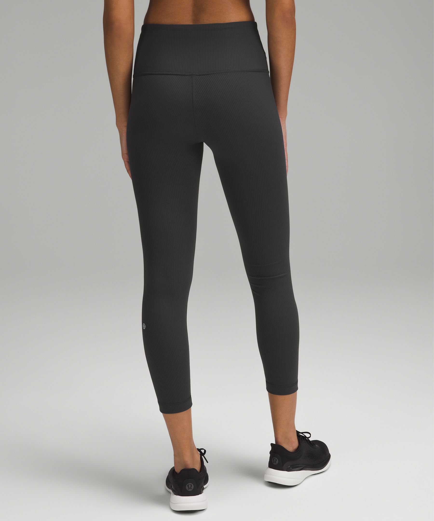 Wunder Train High-Rise Ribbed Tight 25" | Women's Leggings/Tights