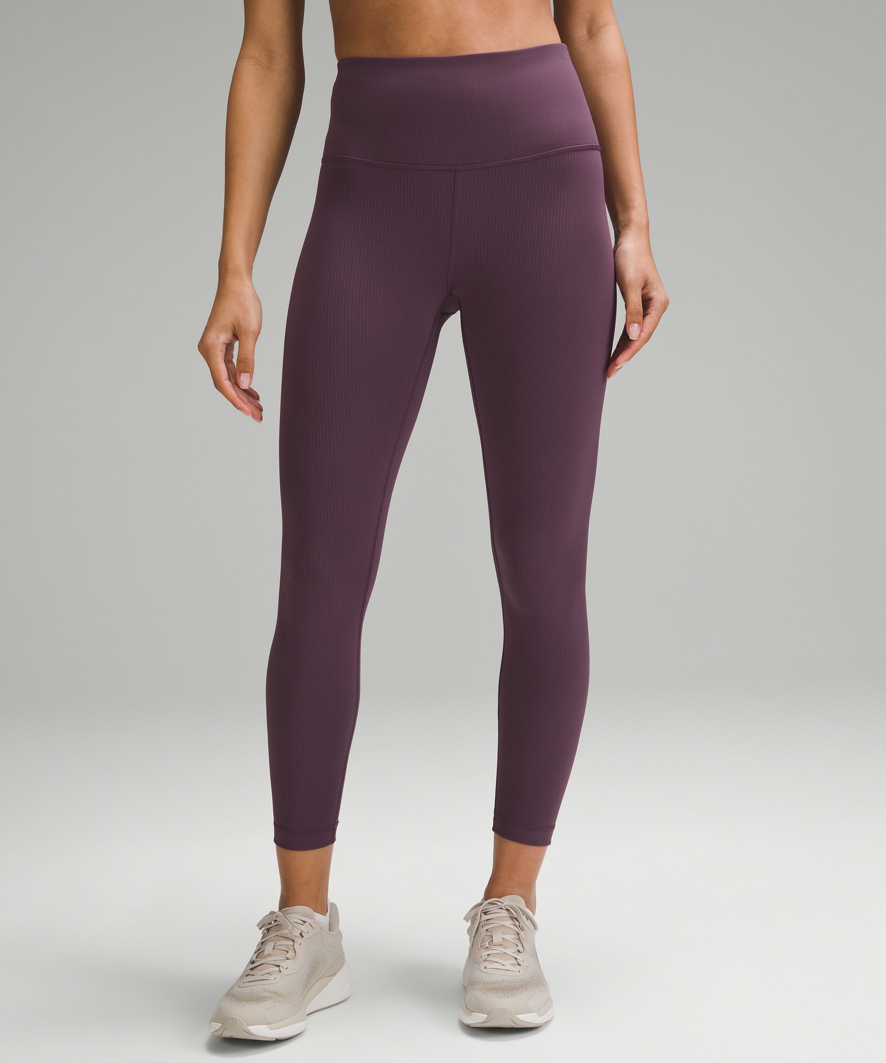 Lululemon Straight Up Yoga PantS Size 2 w/key pocket GREY waist 