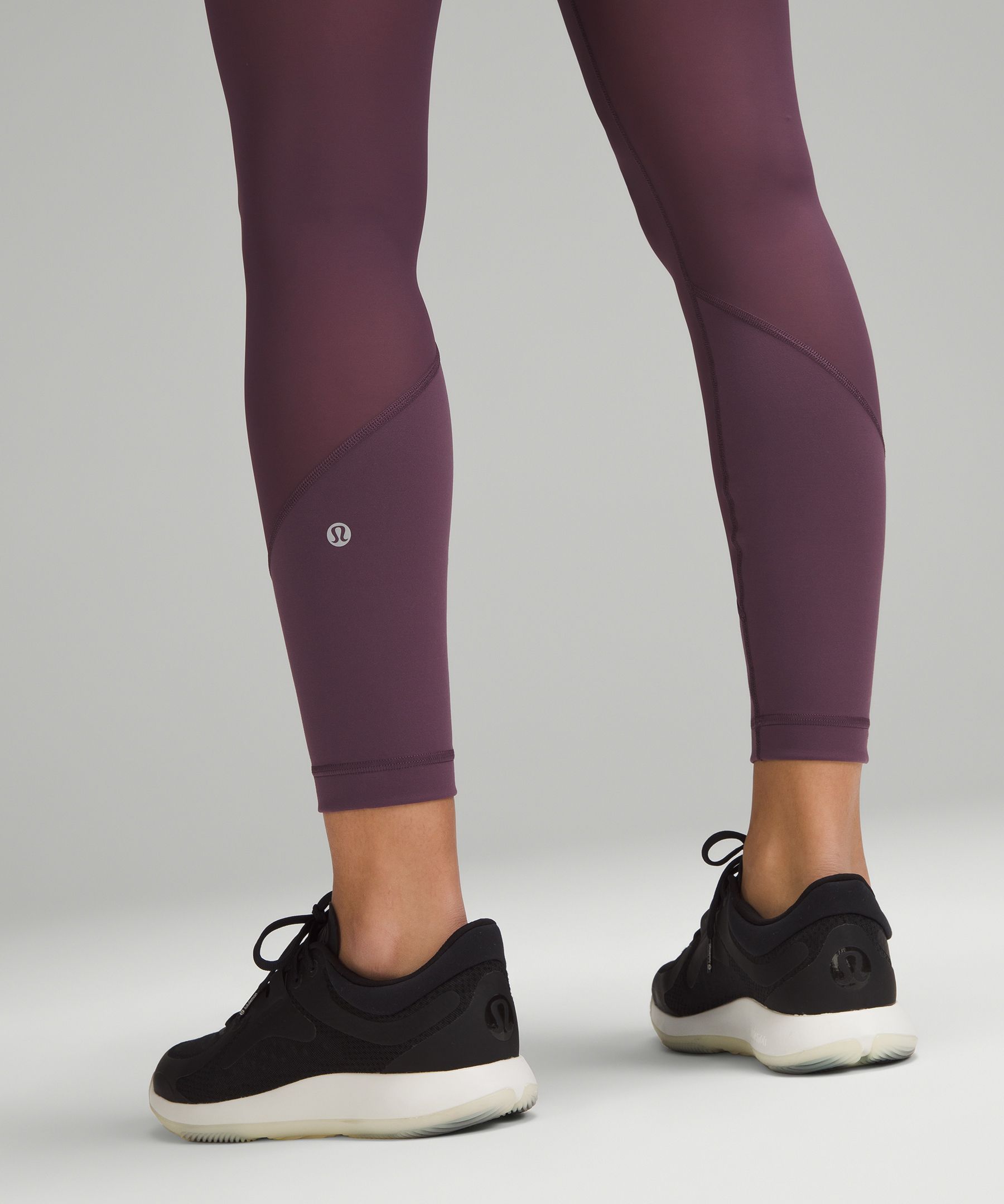 WOMEN'S WUNDER TRAIN MESH PANEL HR 25 TIGHT - VIOLET VERBENA - CLEARA