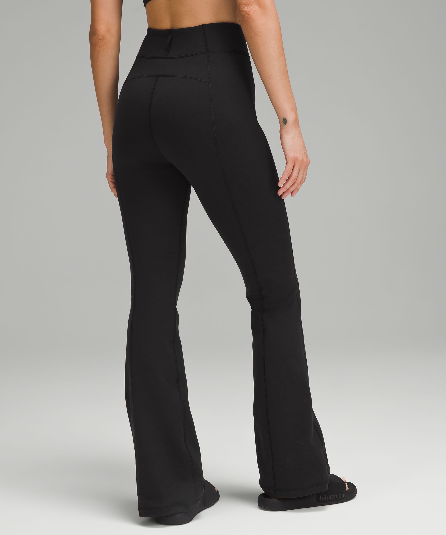 Define Zip-Front High-Rise Flared Pants