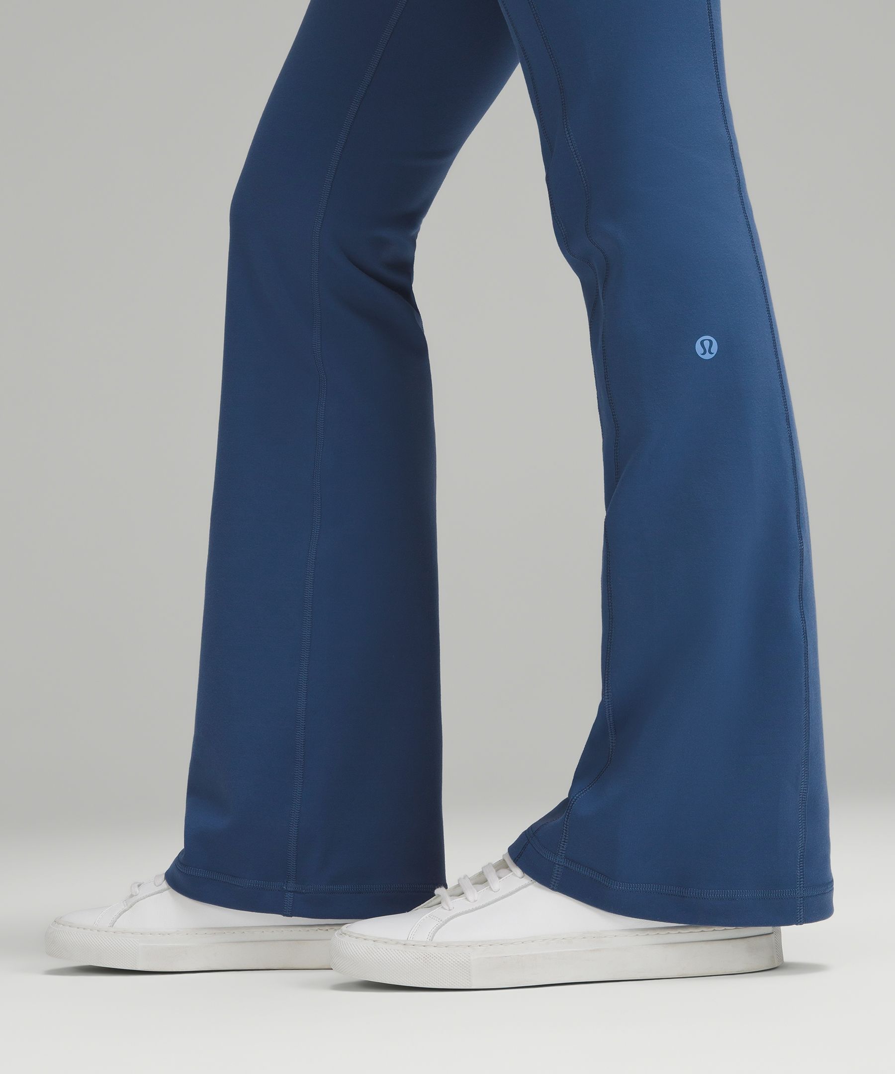 lululemon athletica Define Zip-front High-rise Flared Pants in Blue