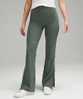 Smooth Fit Split-Hem High-Rise Flared Pants *Asia Fit
