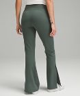 Smooth Fit Split-Hem High-Rise Flared Pants *Asia Fit