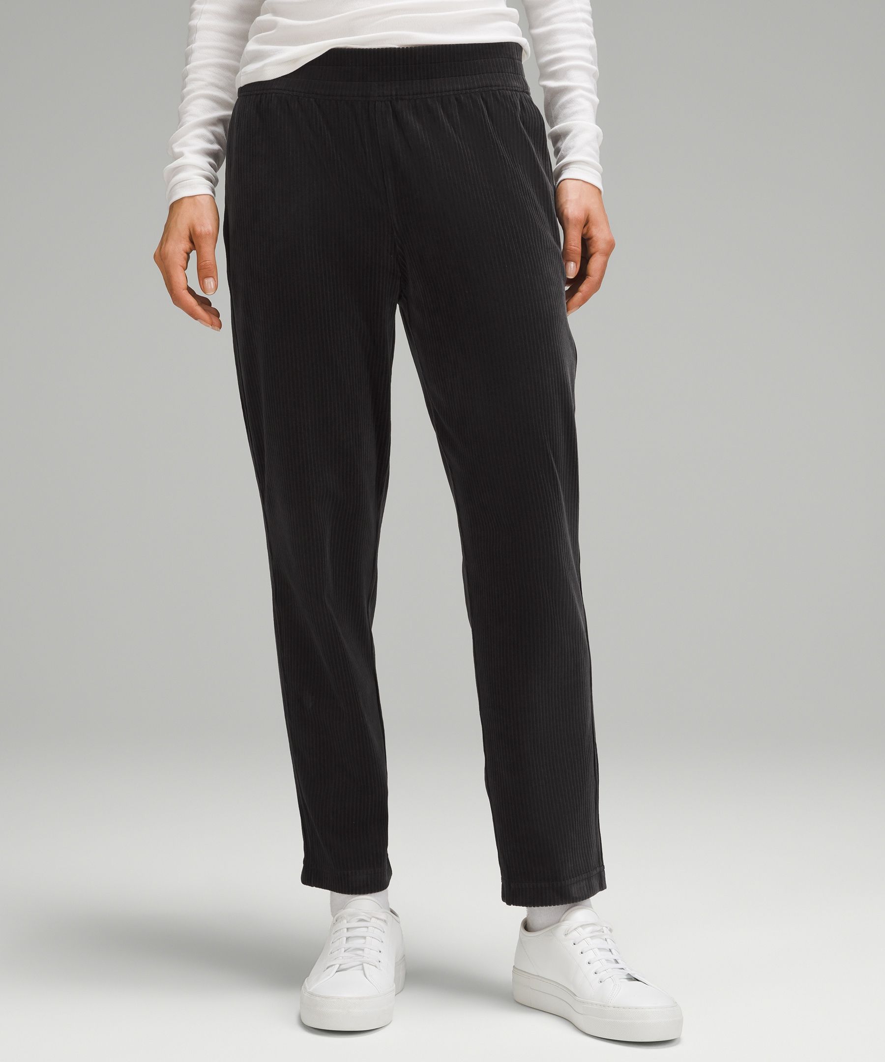 lululemon lululemon Scuba Mid-Rise Wide-Leg Pant Velvet Cord $99.00