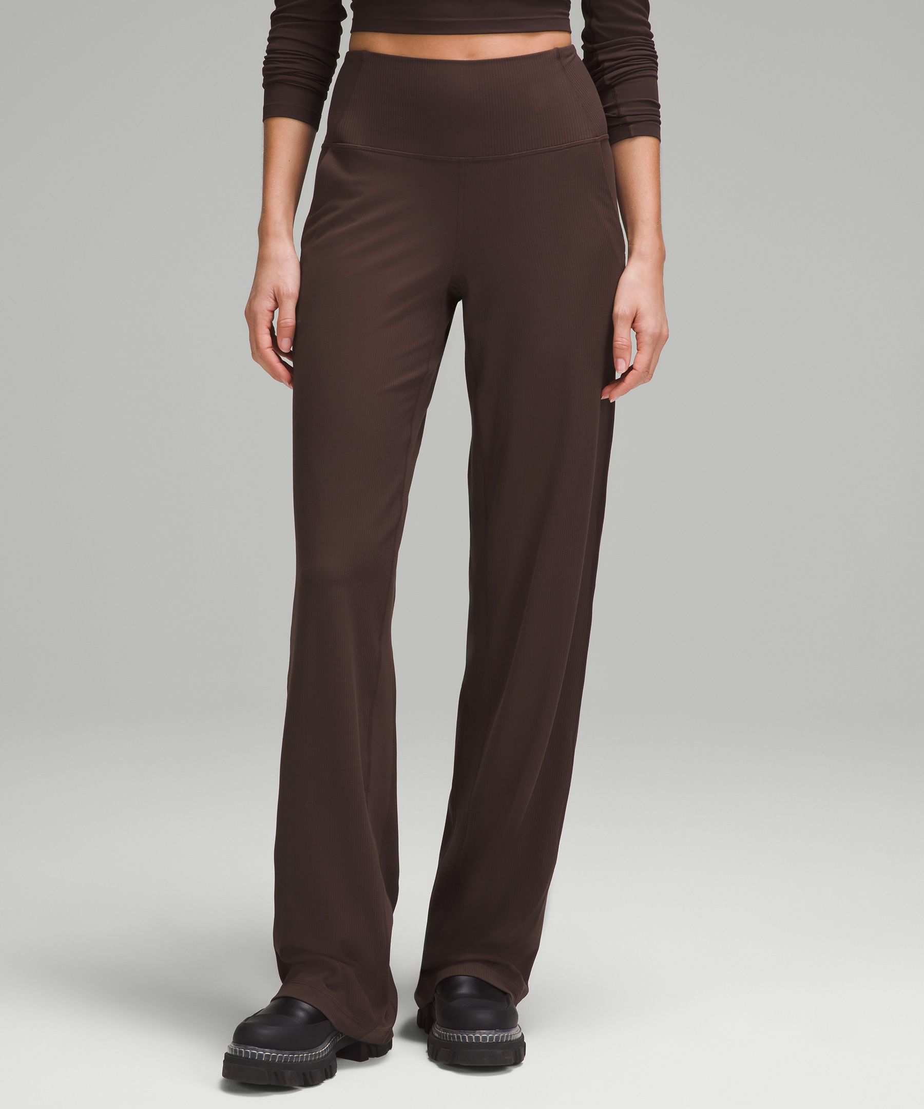 lululemon Align™ High-Rise Ribbed Wide-Leg Pant *Tall