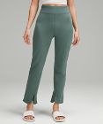 Lunar New Year Sueded Terry Slit-Hem High-Rise Pant *Asia Fit