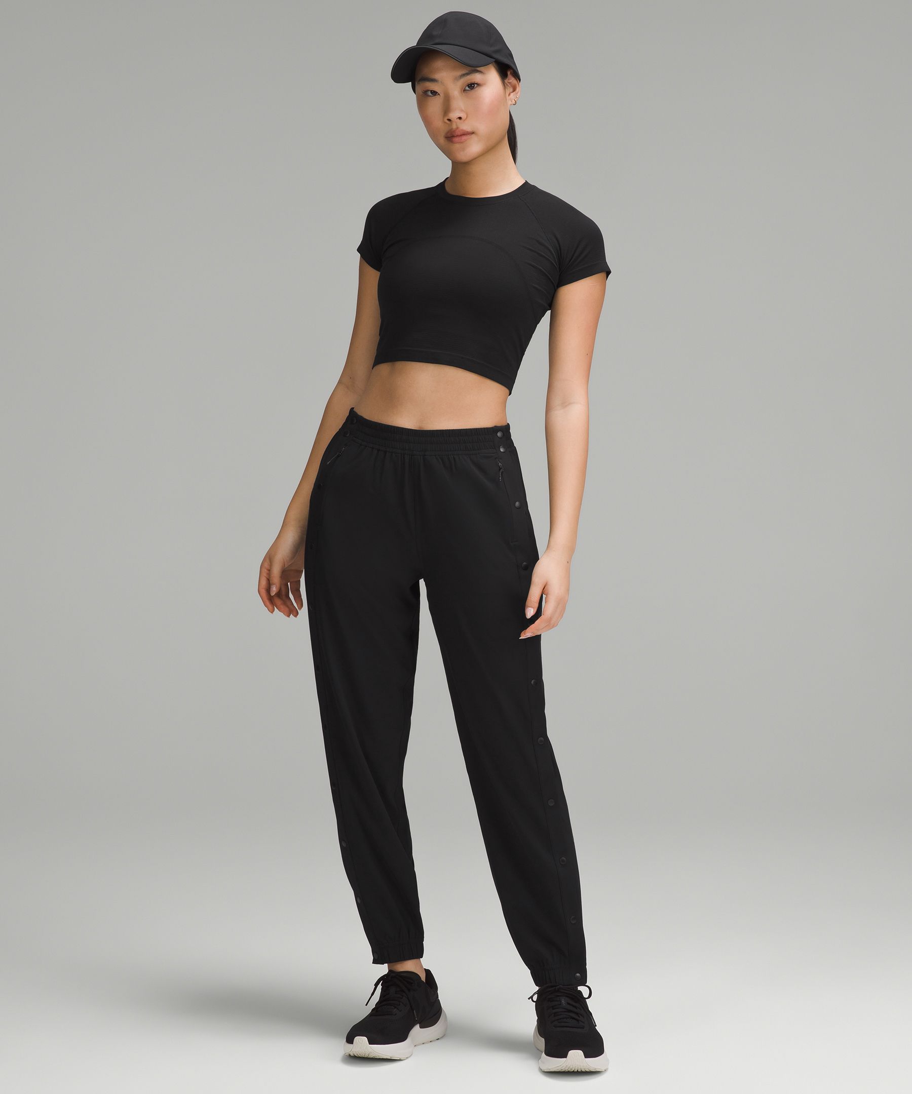 Shop Lululemon Tear-away Mid-rise Track Pants