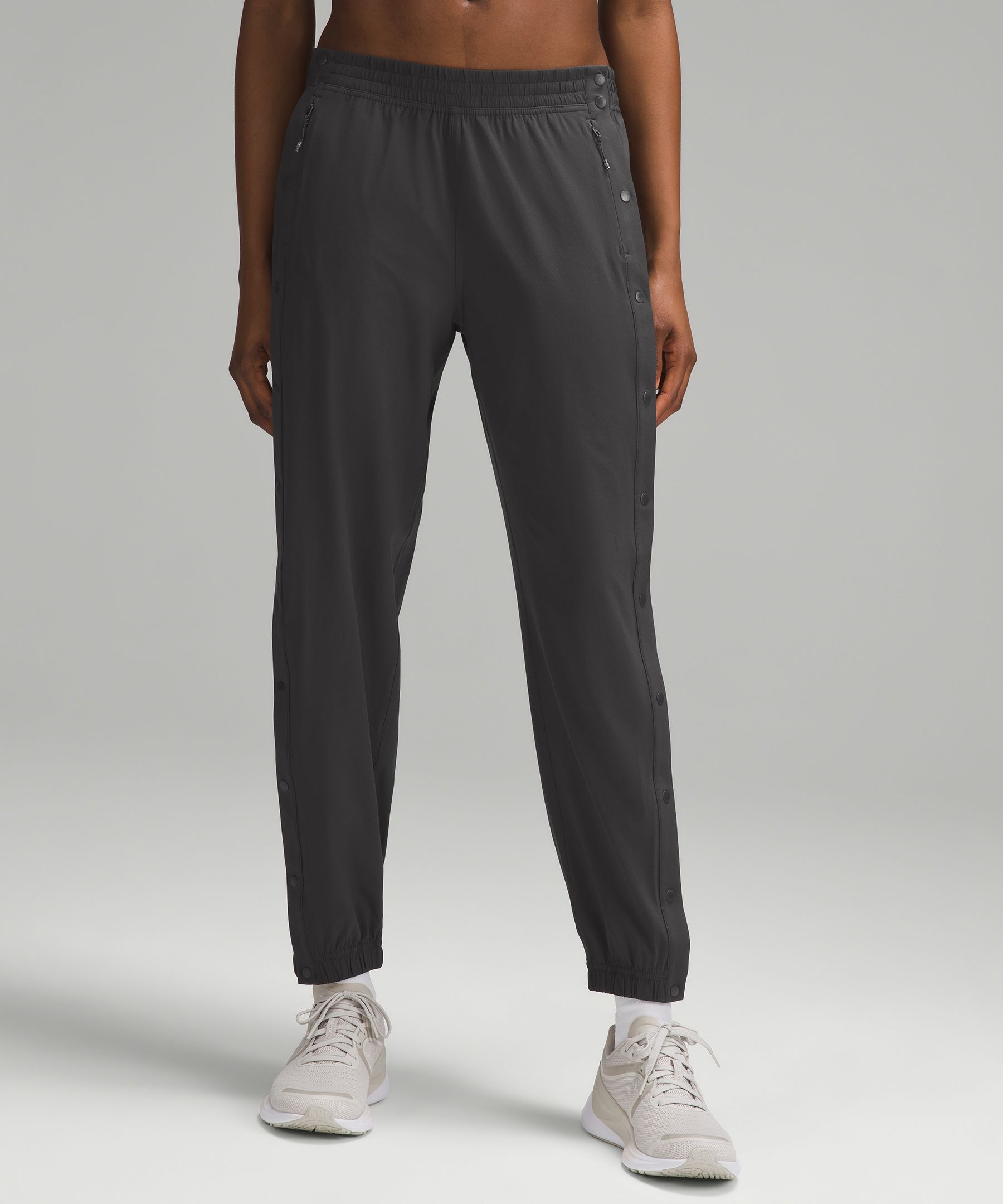 Lululemon Tear-away Mid-rise Track Pants In Gray