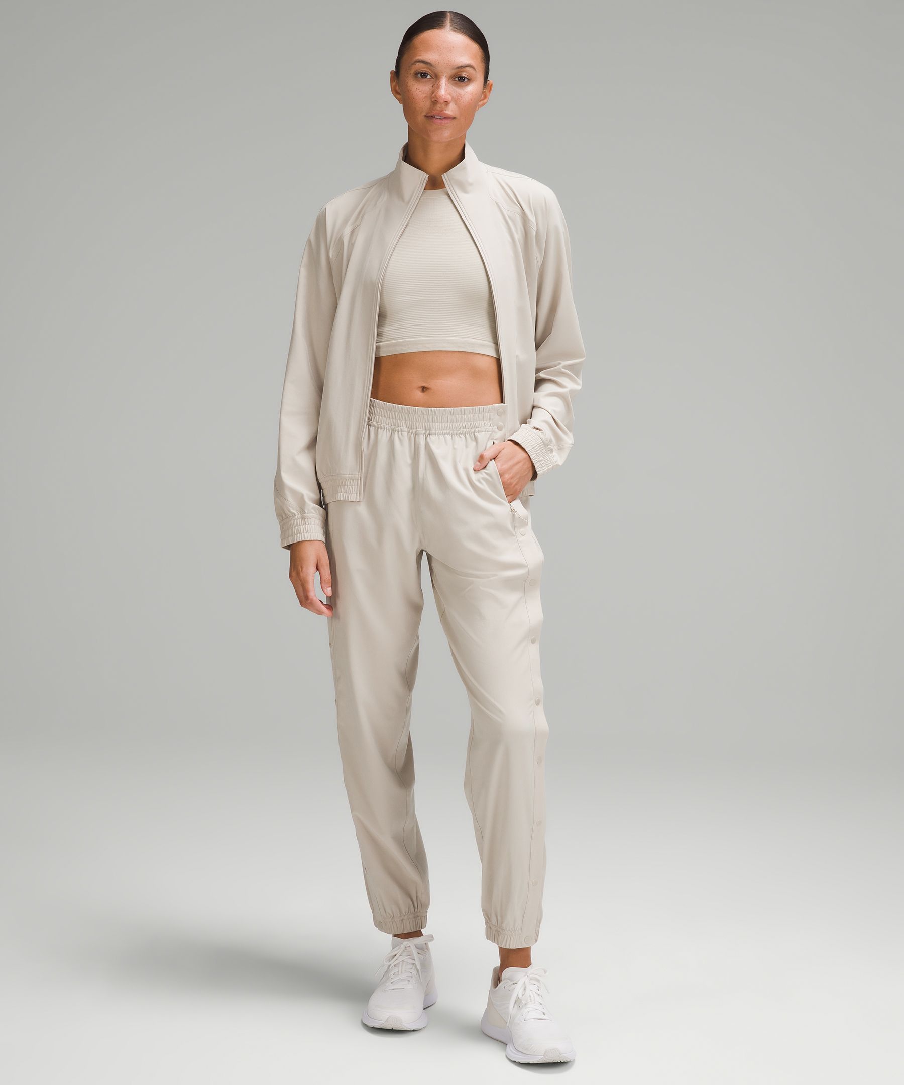 Shop Lululemon Tear-away Mid-rise Track Pants