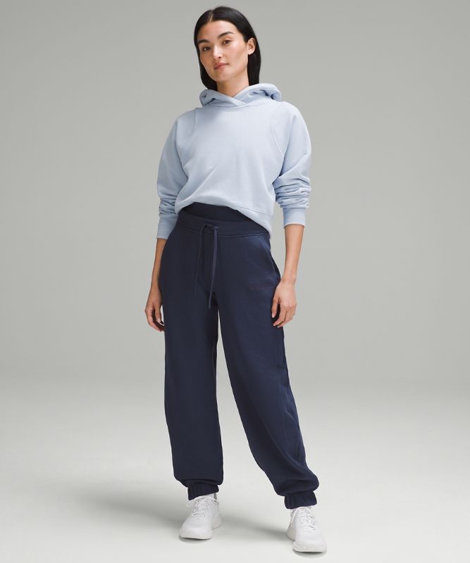 Plush Fleece Double-Waisted High-Rise Joggers *Asia Fit